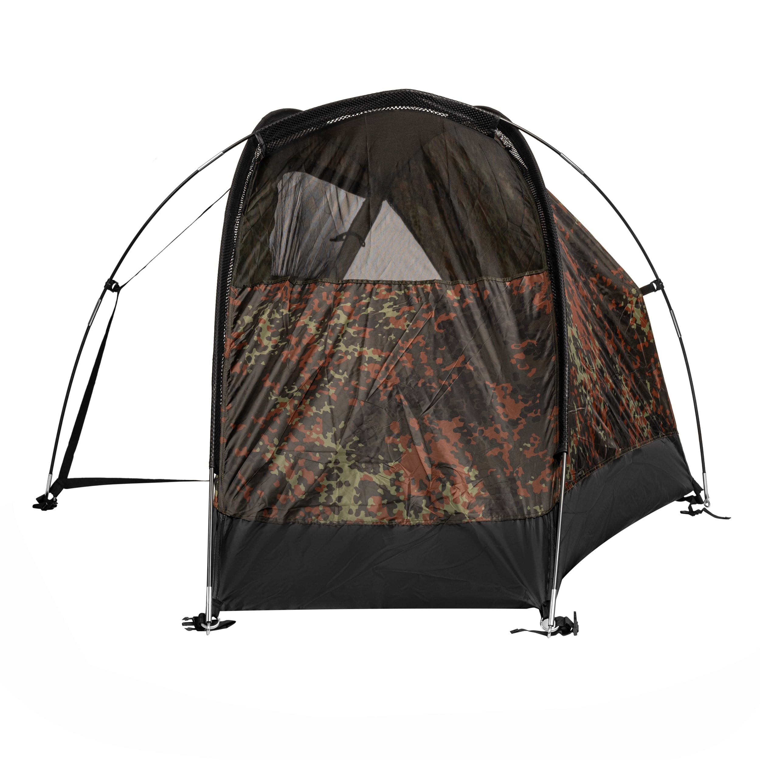 Cort pentru 1 persoană Mil-Tec Recom tip tunel - Flecktarn