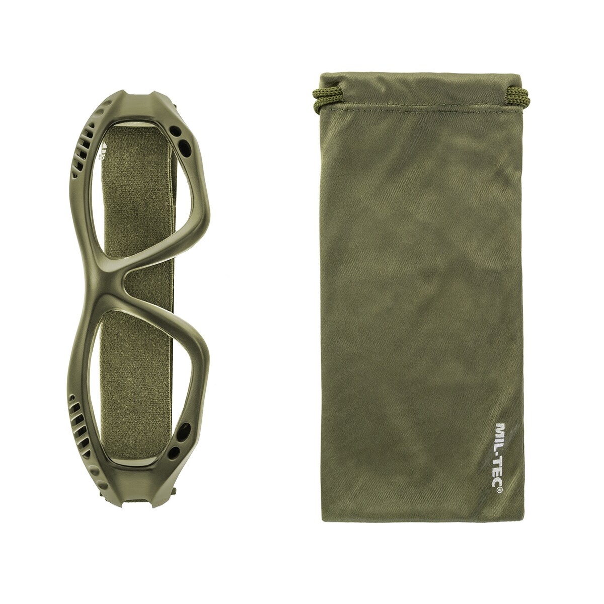 Ochelari tactici tip google Mil-Tec Commando Goggles Air Pro - Clear Olive