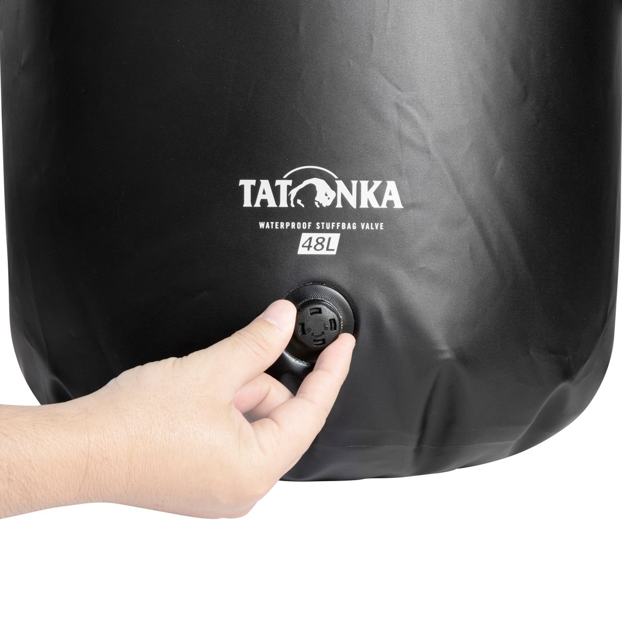 Sac impermeabil Tatonka WP Stuffbag Valve 48 l - Black
