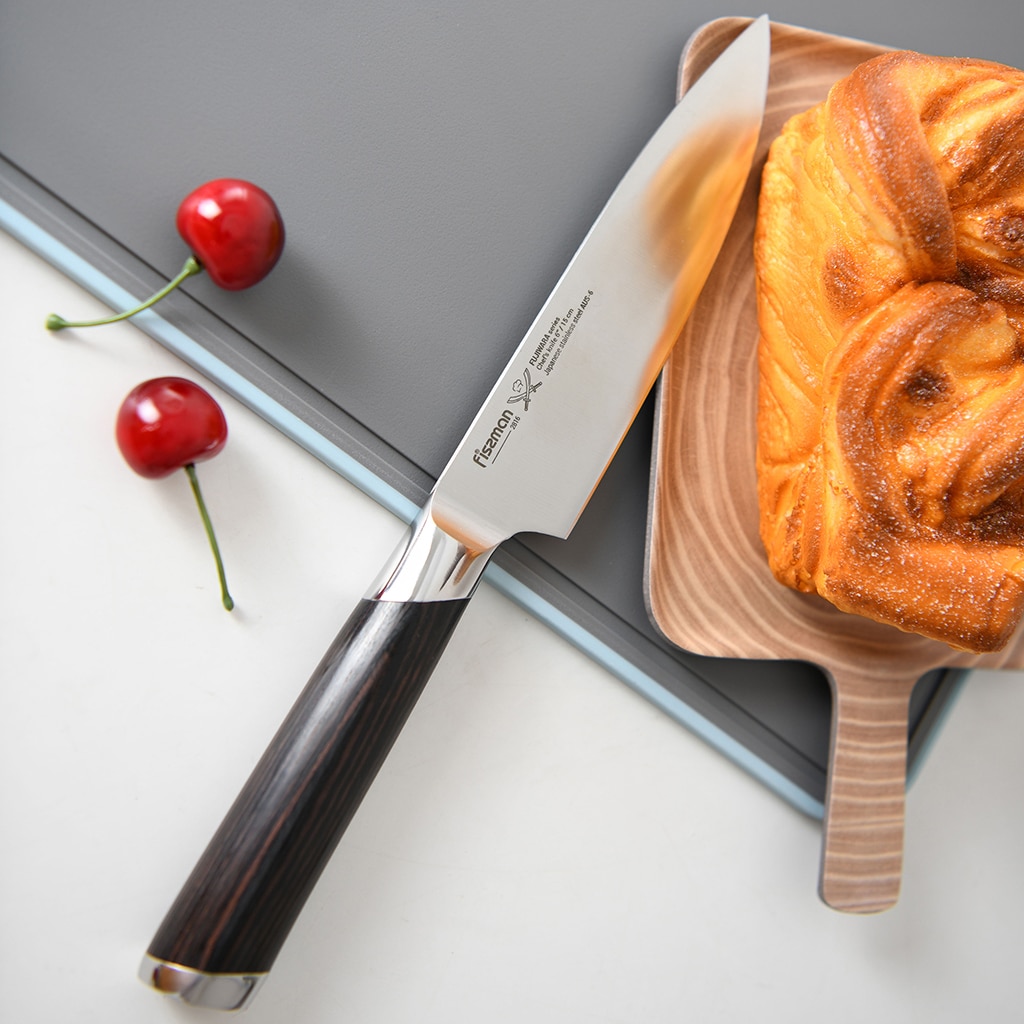 Cuțit de șef bucătar Fissman Fujiwara 15 cm - Black