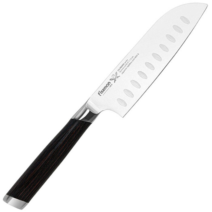 Cuțit de bucătărie Santoku Fissman Fujiwara Kulle 13 cm