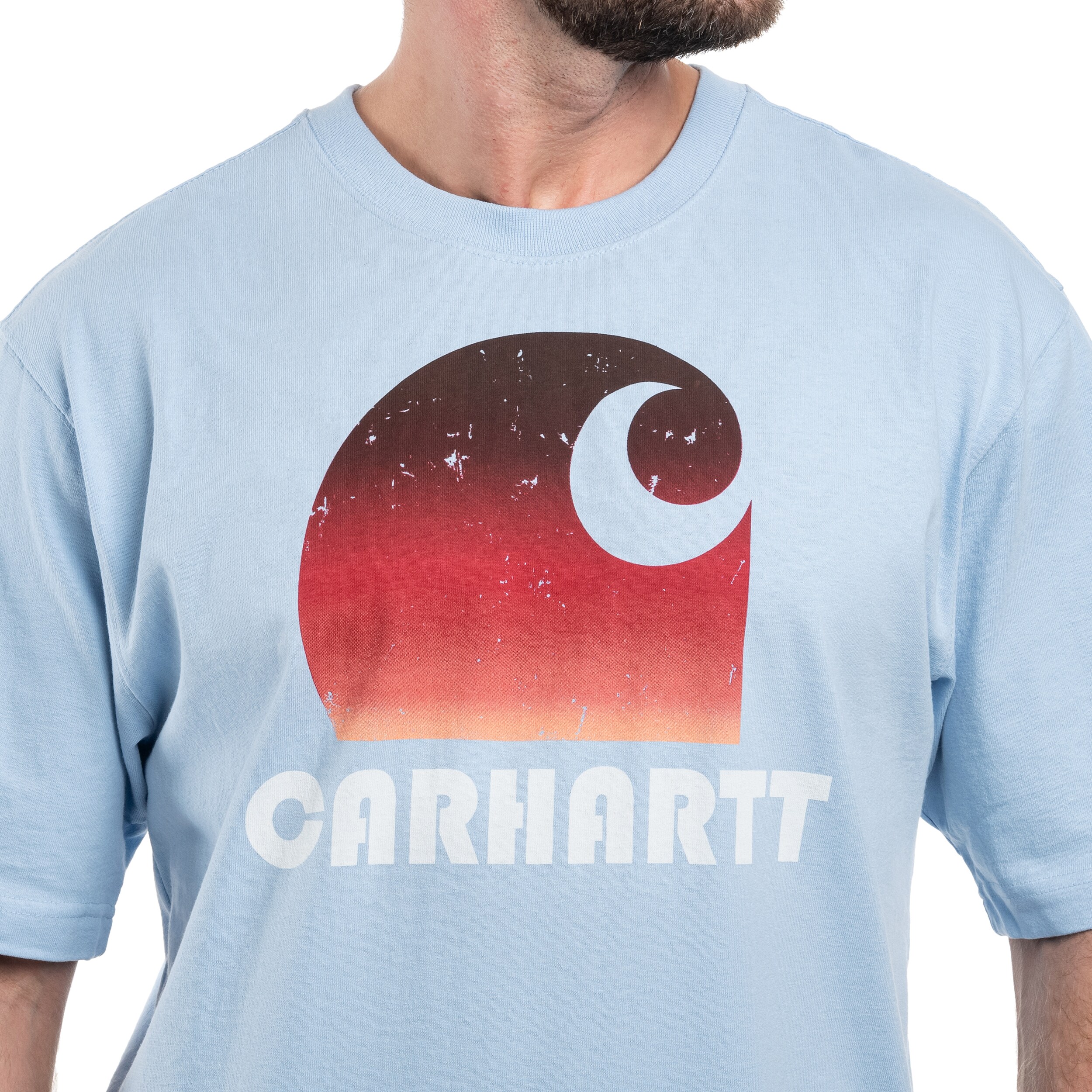 Tricou Carhartt Heavyweight Graphic - Fog Blue