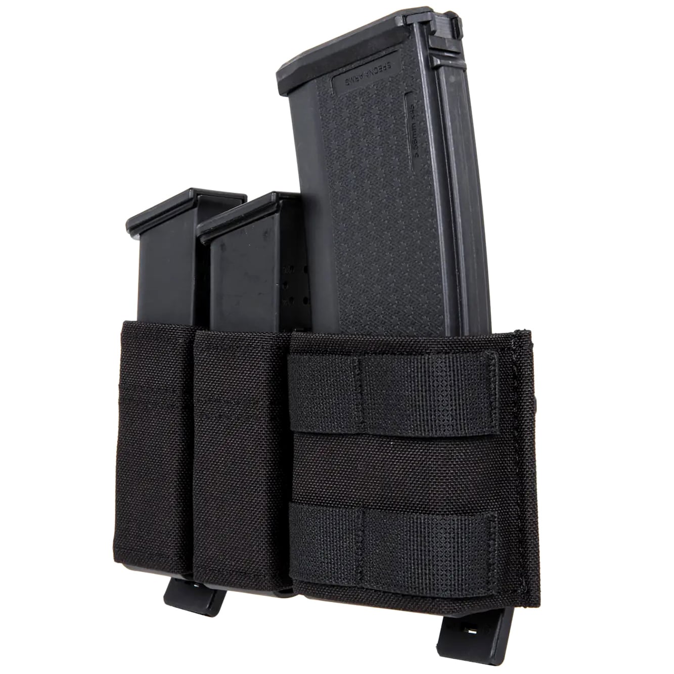 Husă triplă Wosport Combo pentru încărcătoare - Black