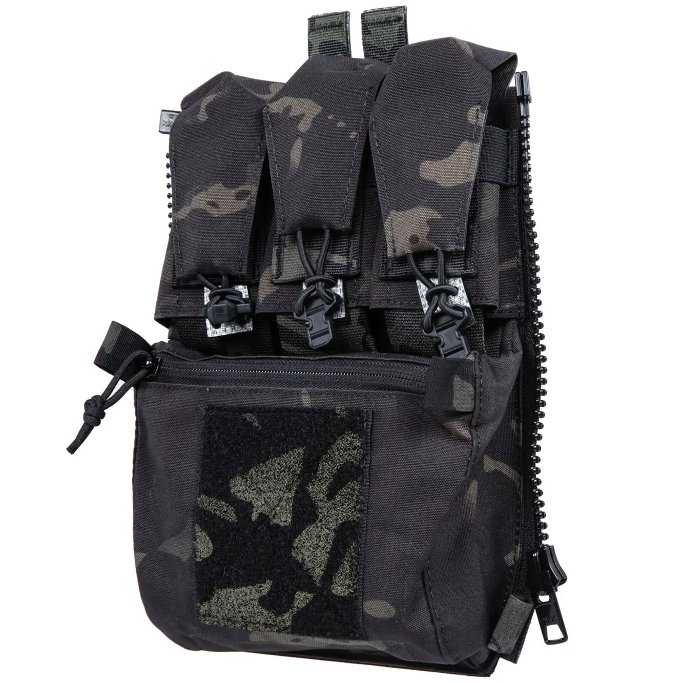Panou tactic Wosport V5 PC cu buzunare pentru încărcătoare de pistol - MultiCam Black