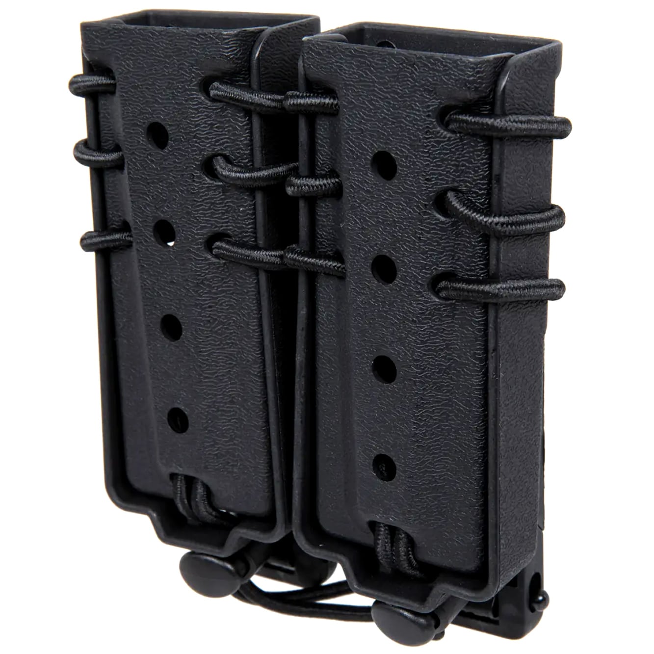 Portîncărcător dublu Wosport Urban Assault Long Quick Pull pentru încărcătoare 9 mm - Black
