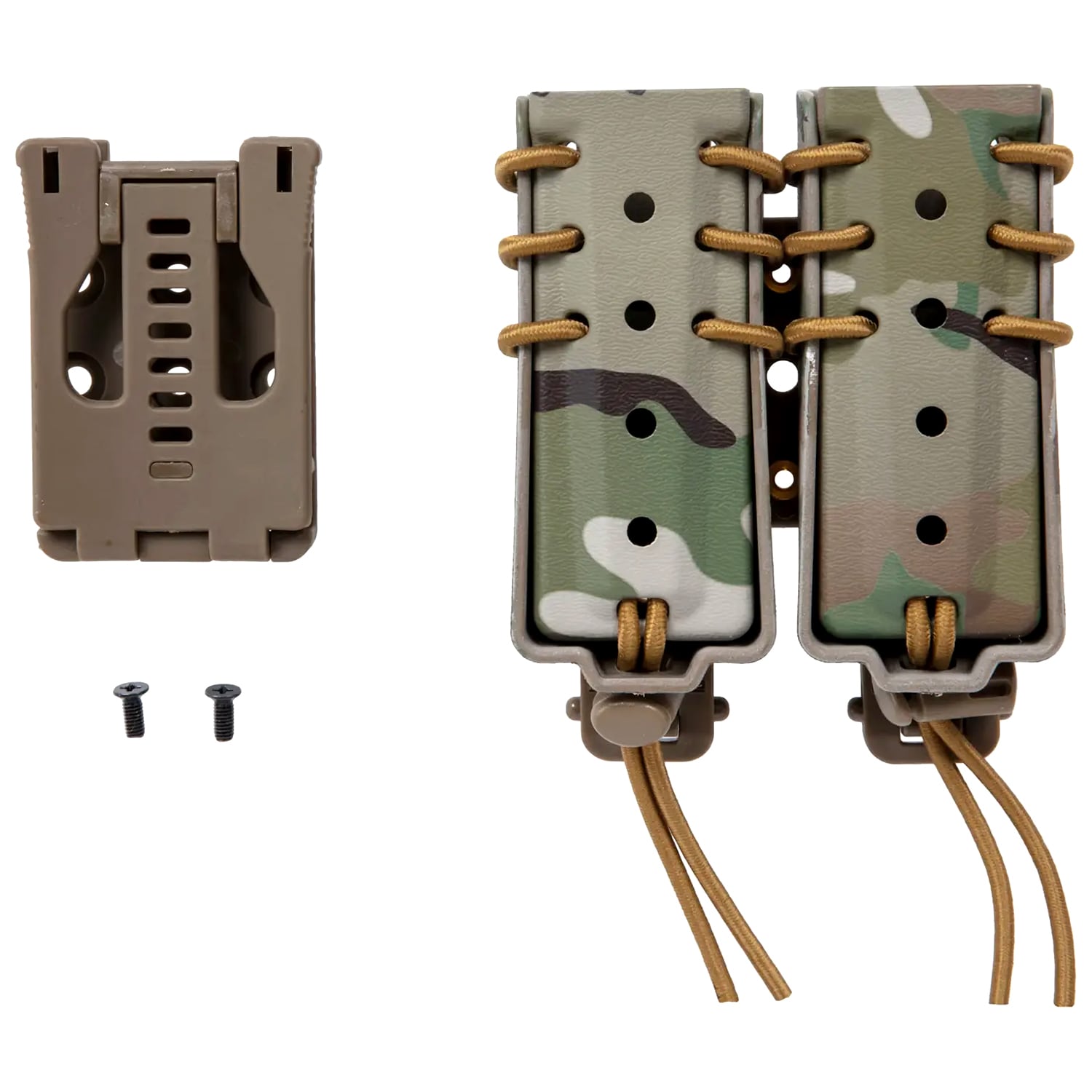 Portîncărcător dublu Wosport Urban Long Quick Pull pentru încărcătoare - MultiCam