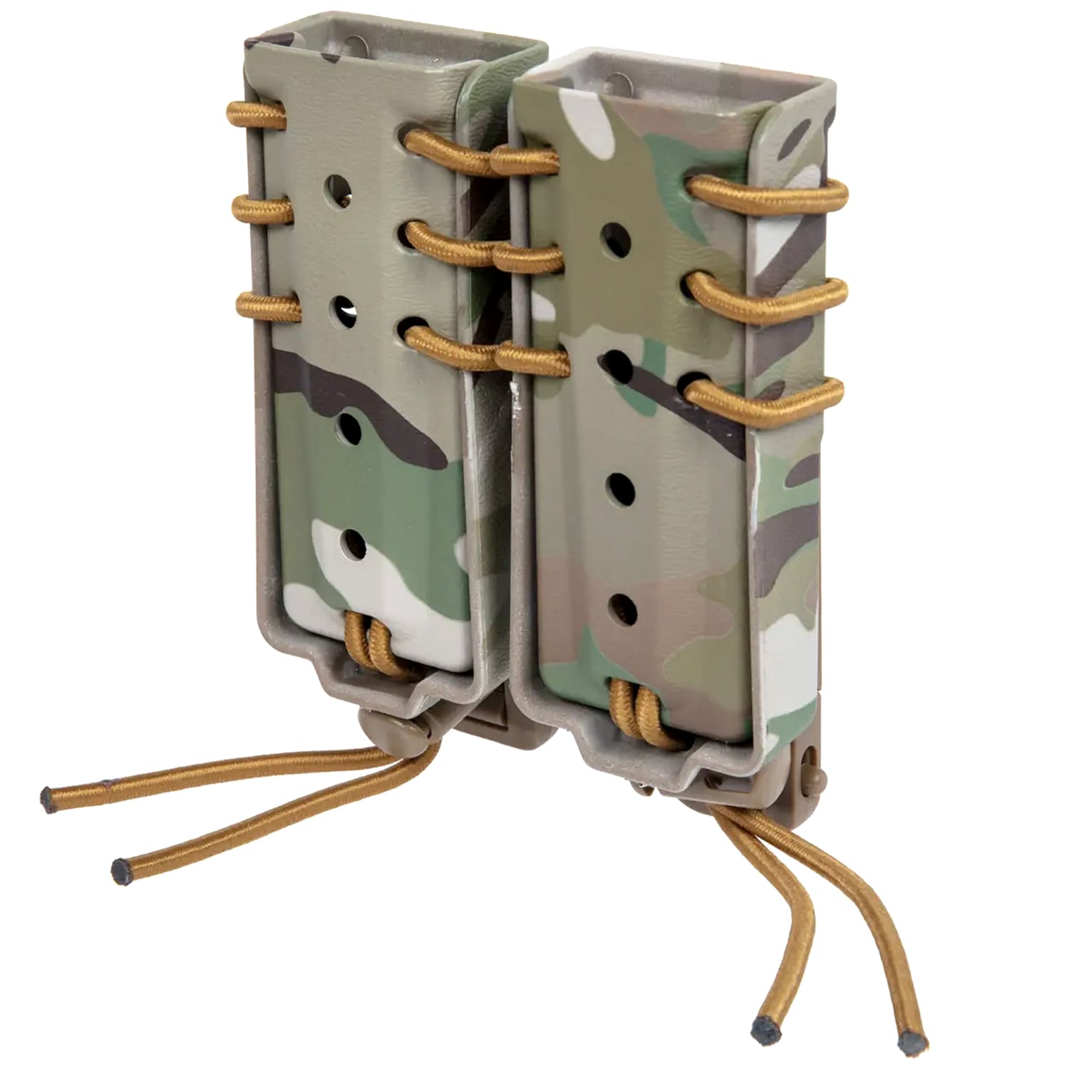 Portîncărcător dublu Wosport Urban Long Quick Pull pentru încărcătoare - MultiCam