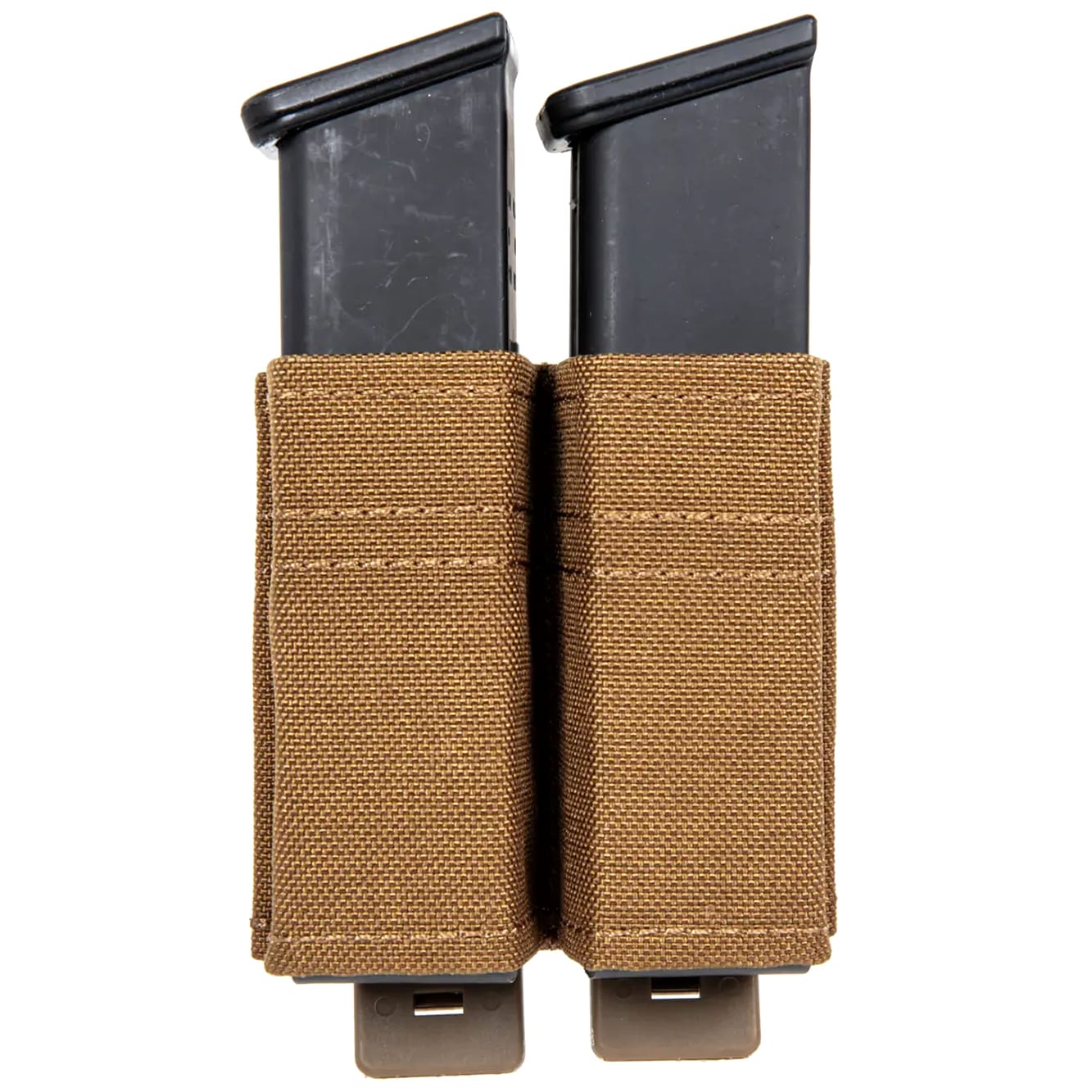 Husă dublă Wosport pentru încărcătoare 9 mm - Coyote Brown