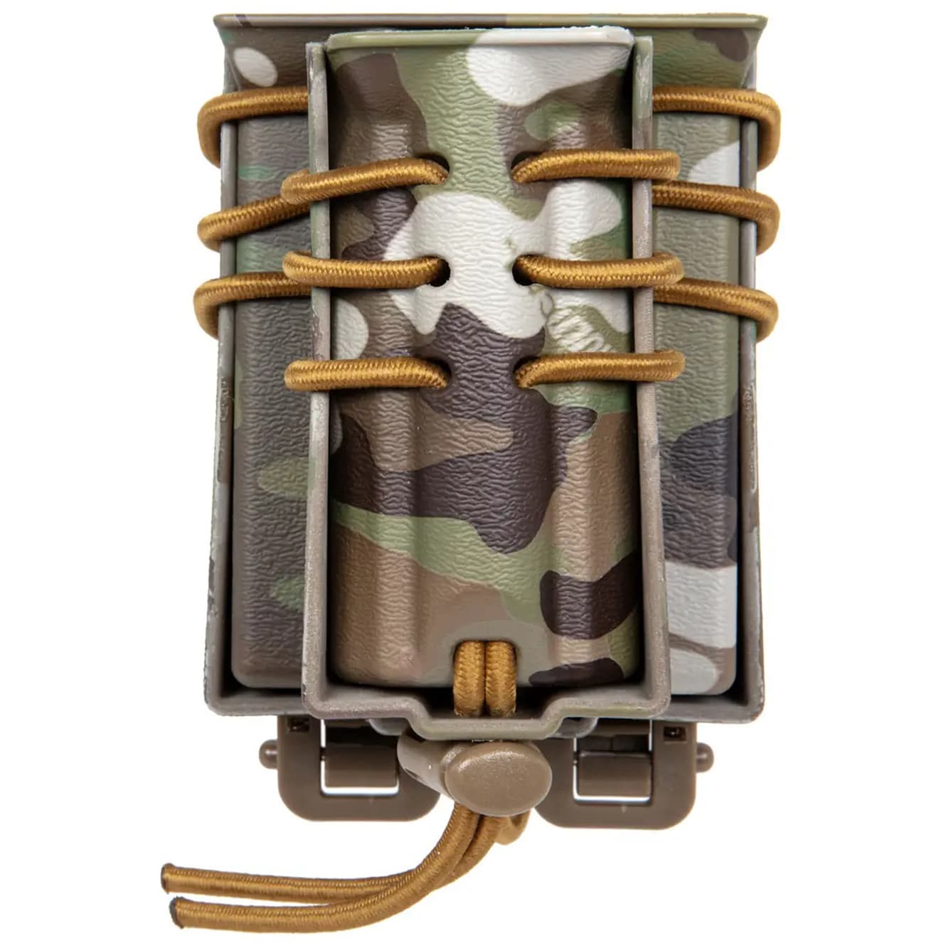 Husă dublă Wosport Urban Assault Quick Pull pentru încărcătoare 9 mm - MultiCam