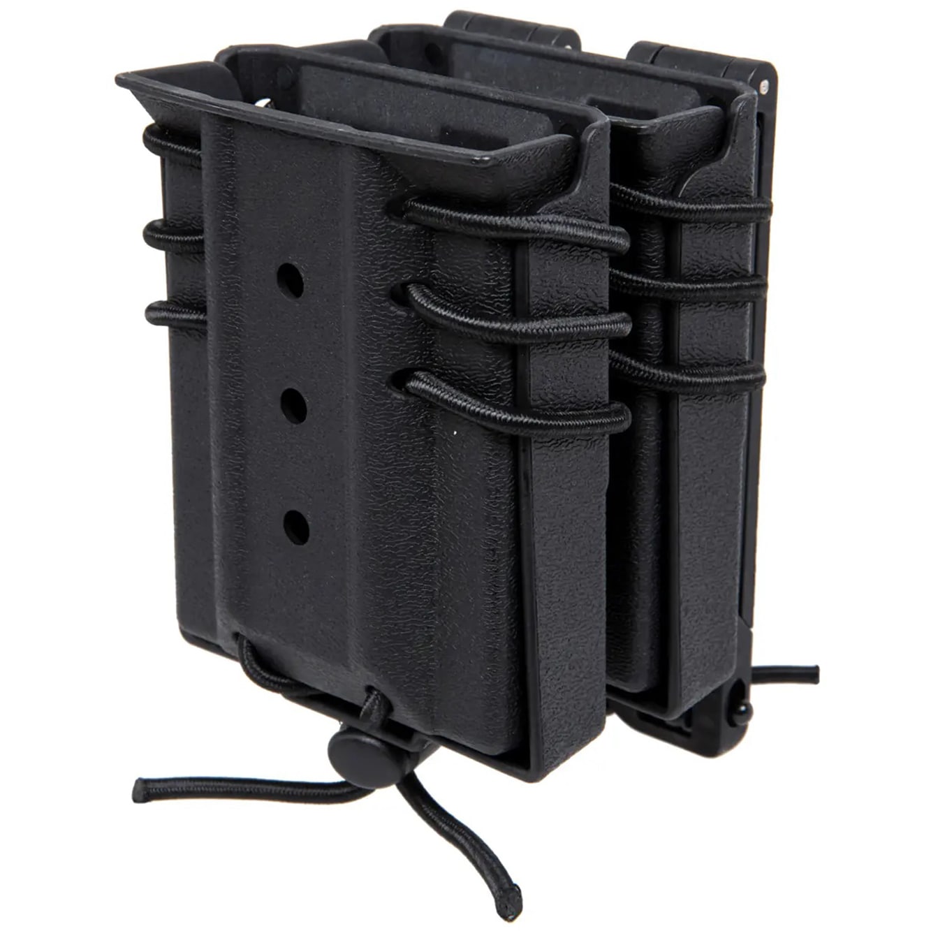 Portîncărcător dublu Wosport Urban Assault Quick Pull pentru încărcătoare - Black