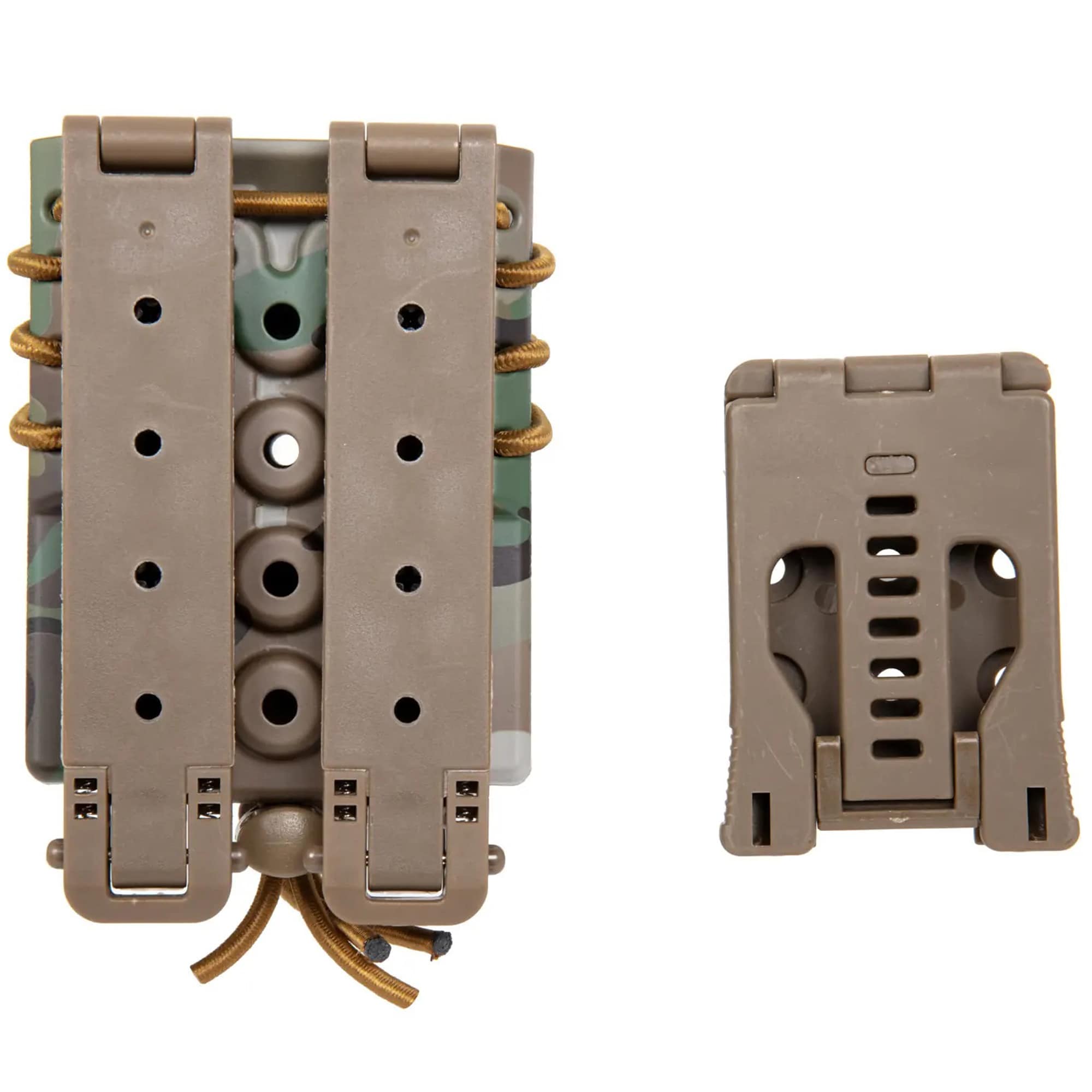 Portîncărcător dublu Wosport Urban Assault Quick Pull pentru încărcătoare - 
MultiCam