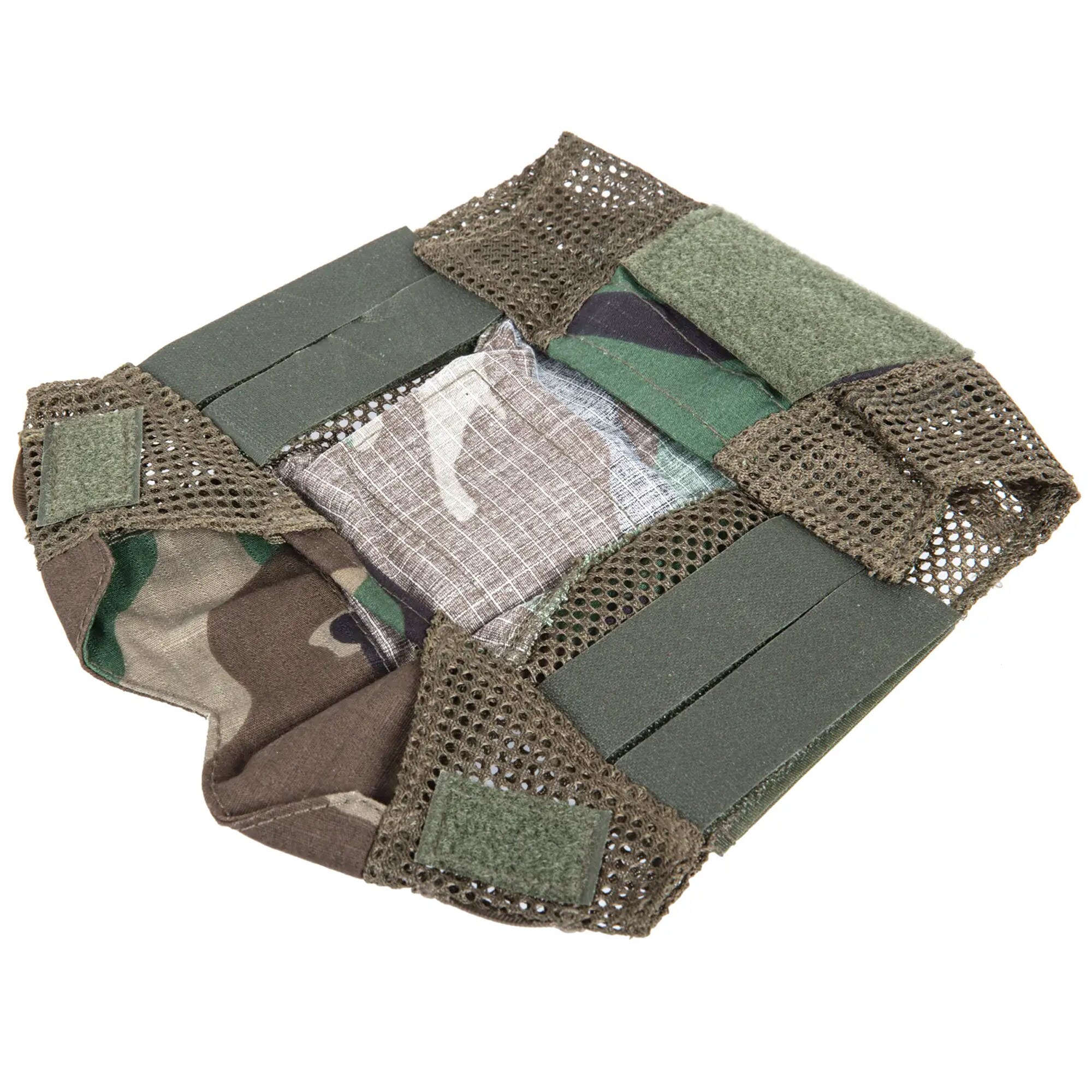 Husă Wosport pentru casca militară tip FAST - Woodland