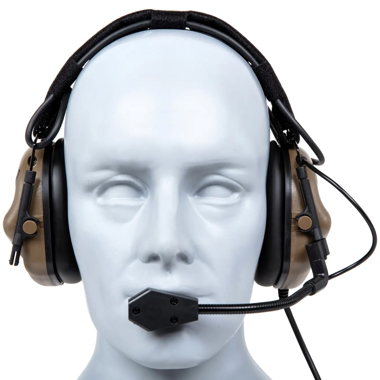 Căști tactice Wosport HD-19 Gen. 5 - Tan