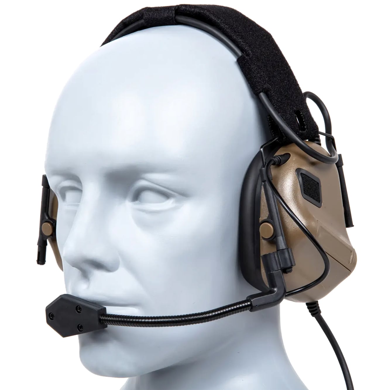 Căști tactice Wosport HD-19 Gen. 5 - Tan