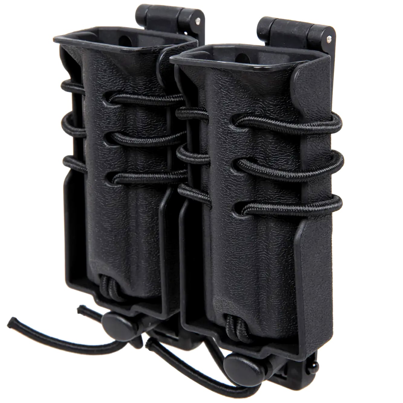 Portîncărcător dublu Wosport Urban Assault Quick Pull pentru încărcătoare mici - Black