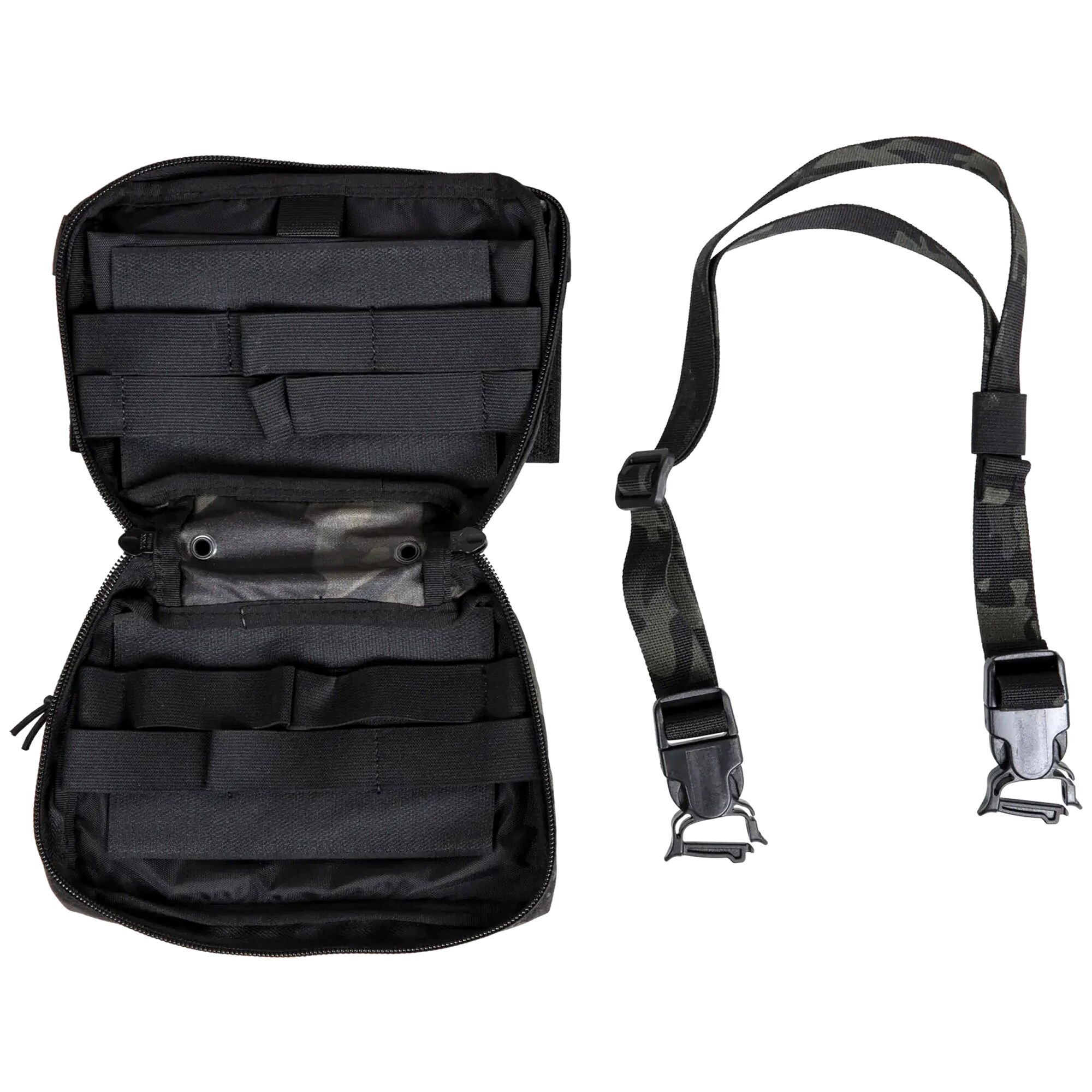 Borsetă Wosport cu sistem de prindere QR - MultiCam Black