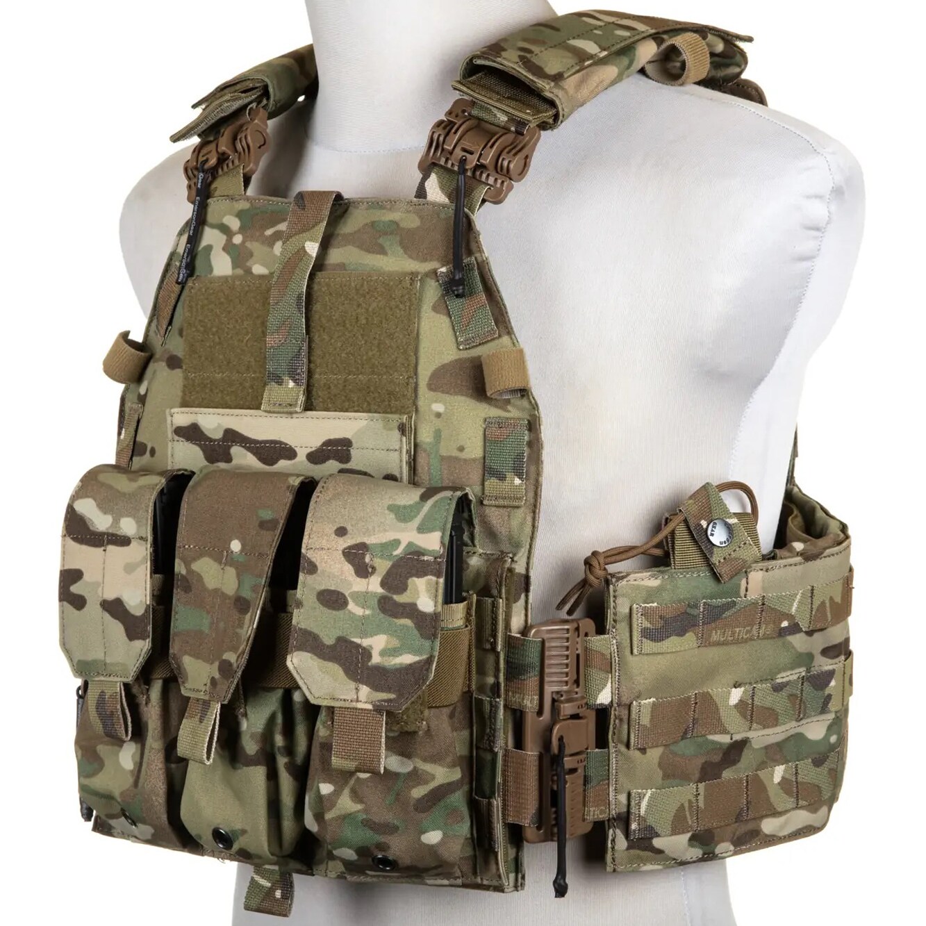 Vestă tactică Emerson Gear Plate Carrier Blue Label 094K - Multicam