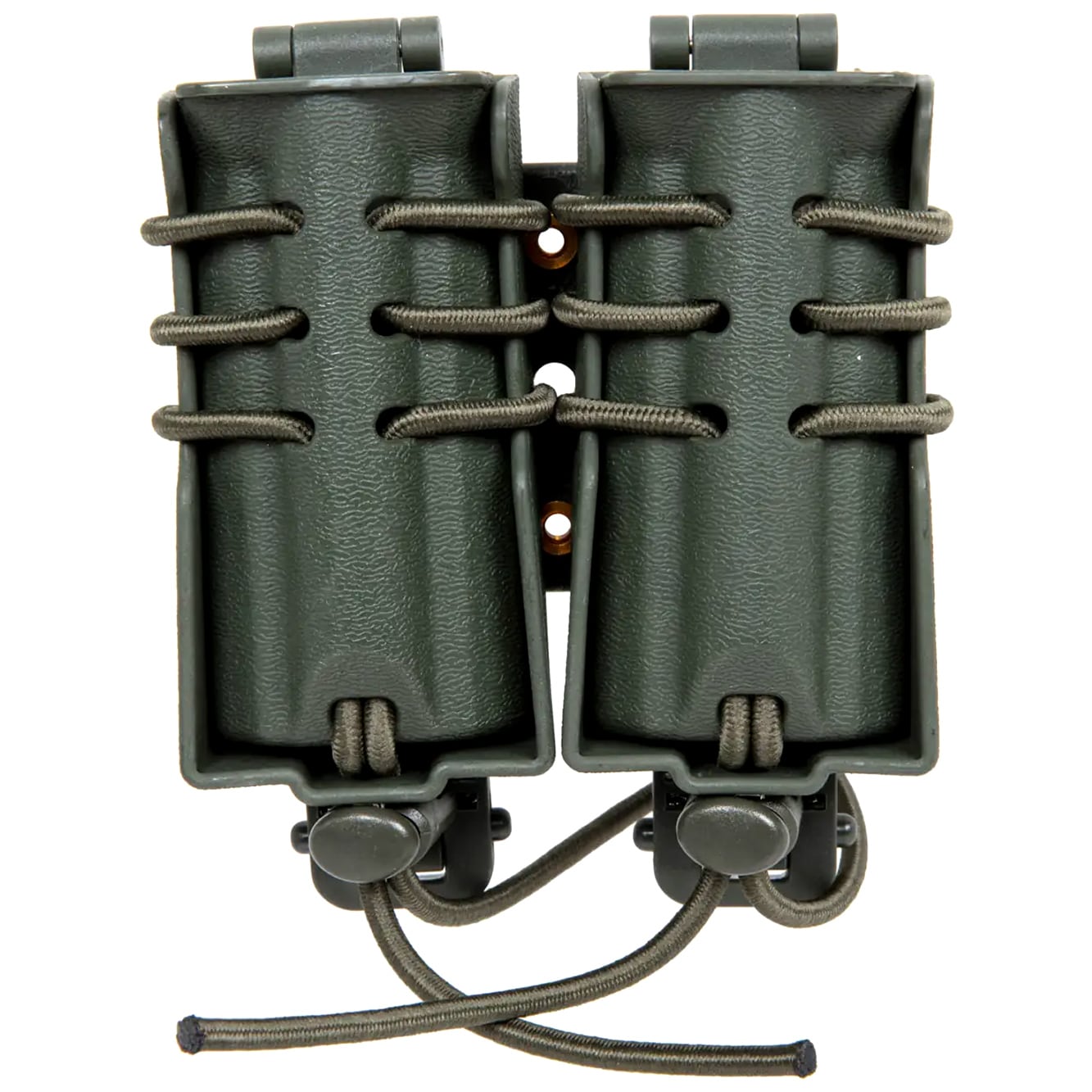 Portîncărcător dublu Wosport Urban Quick Pull pentru încărcătoare mici - Olive