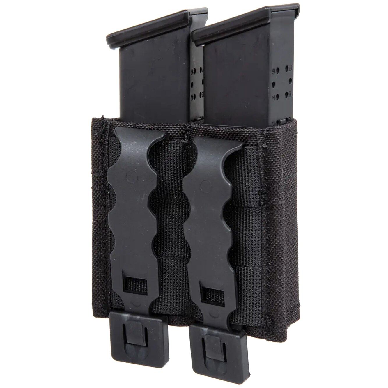 Husă dublă Wosport pentru încărcătoare 9 mm - Black