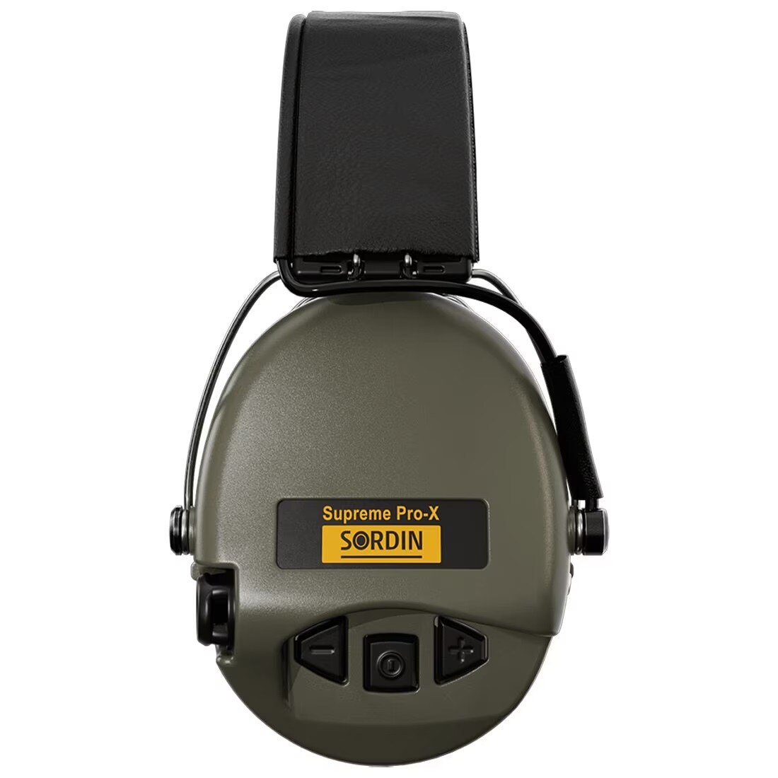 Protecție auditivă activă Sordin Supreme Pro-X Gel Leather - Green