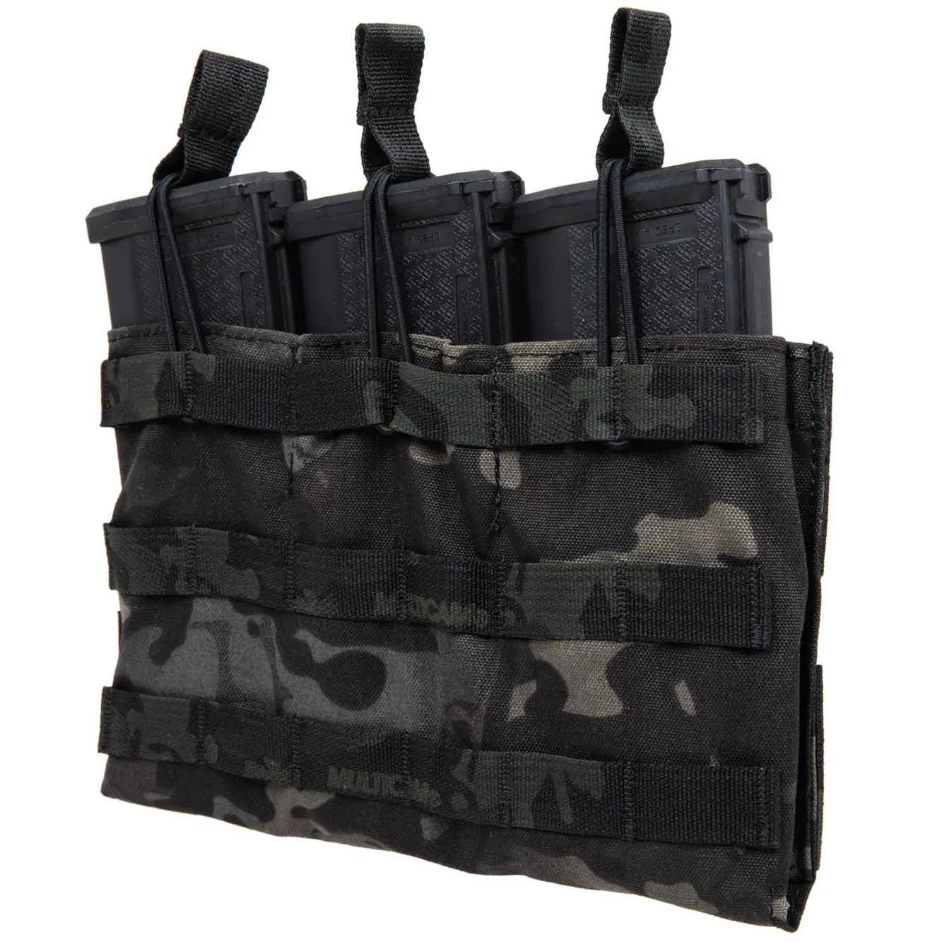 Husă triplă Emerson Open Top pentru încărcatoare 5,56 mm - MultiCam Black