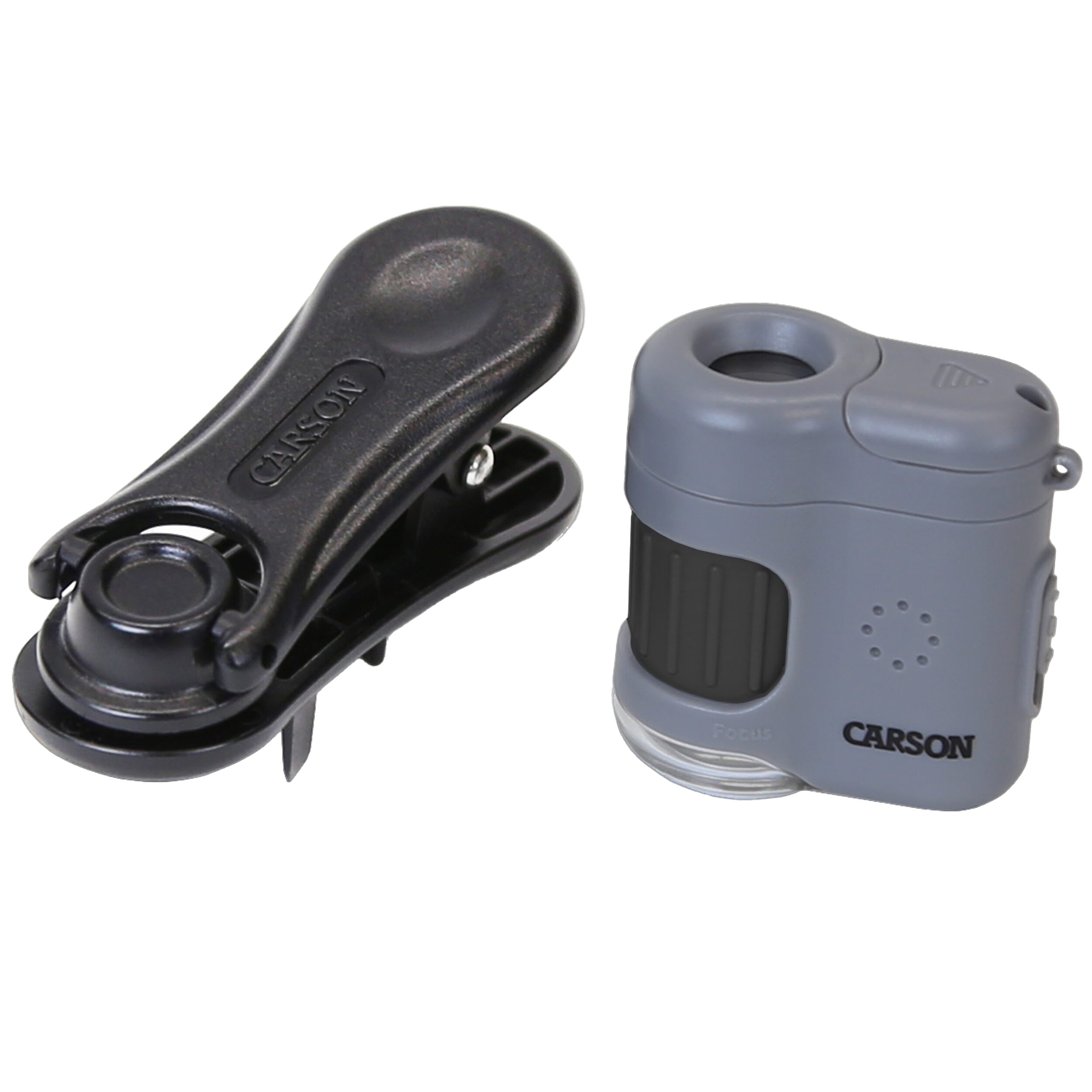 Microscop de buzunar Carson MicroMini 20x cu clemă pentru smartphone