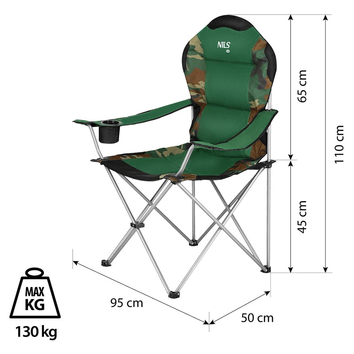 Scaun turistic Nils Camp NC3080 - Camo