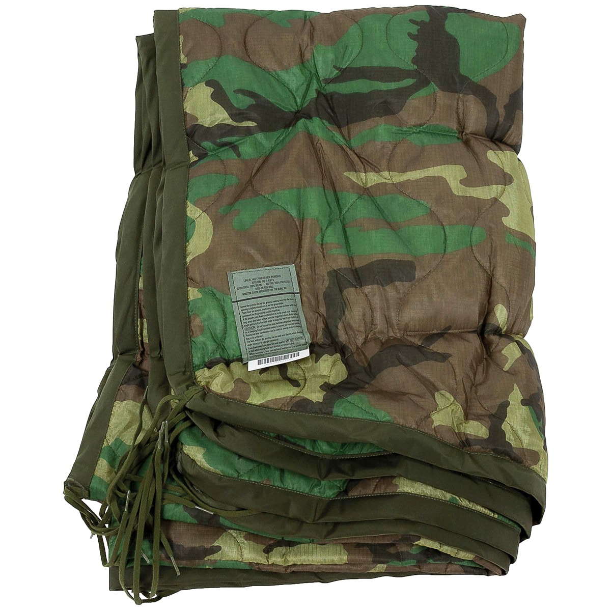 Căptușeală pentru poncho US GI Poncho Liner Woodland - stare foarte bună - Surplus militar