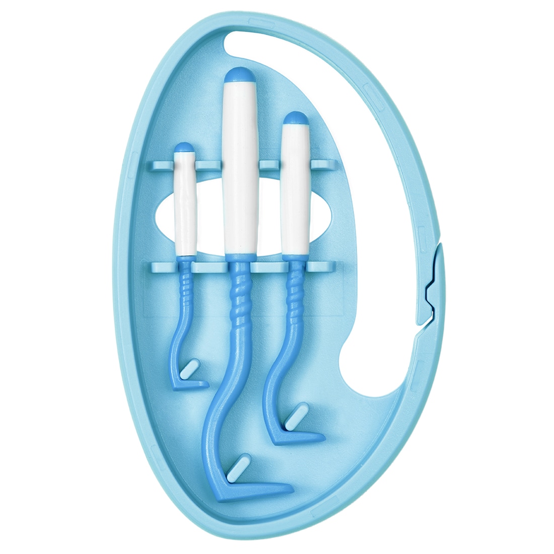 Set de extractor căpușe Tick Twister Clipbox Trio - Blue