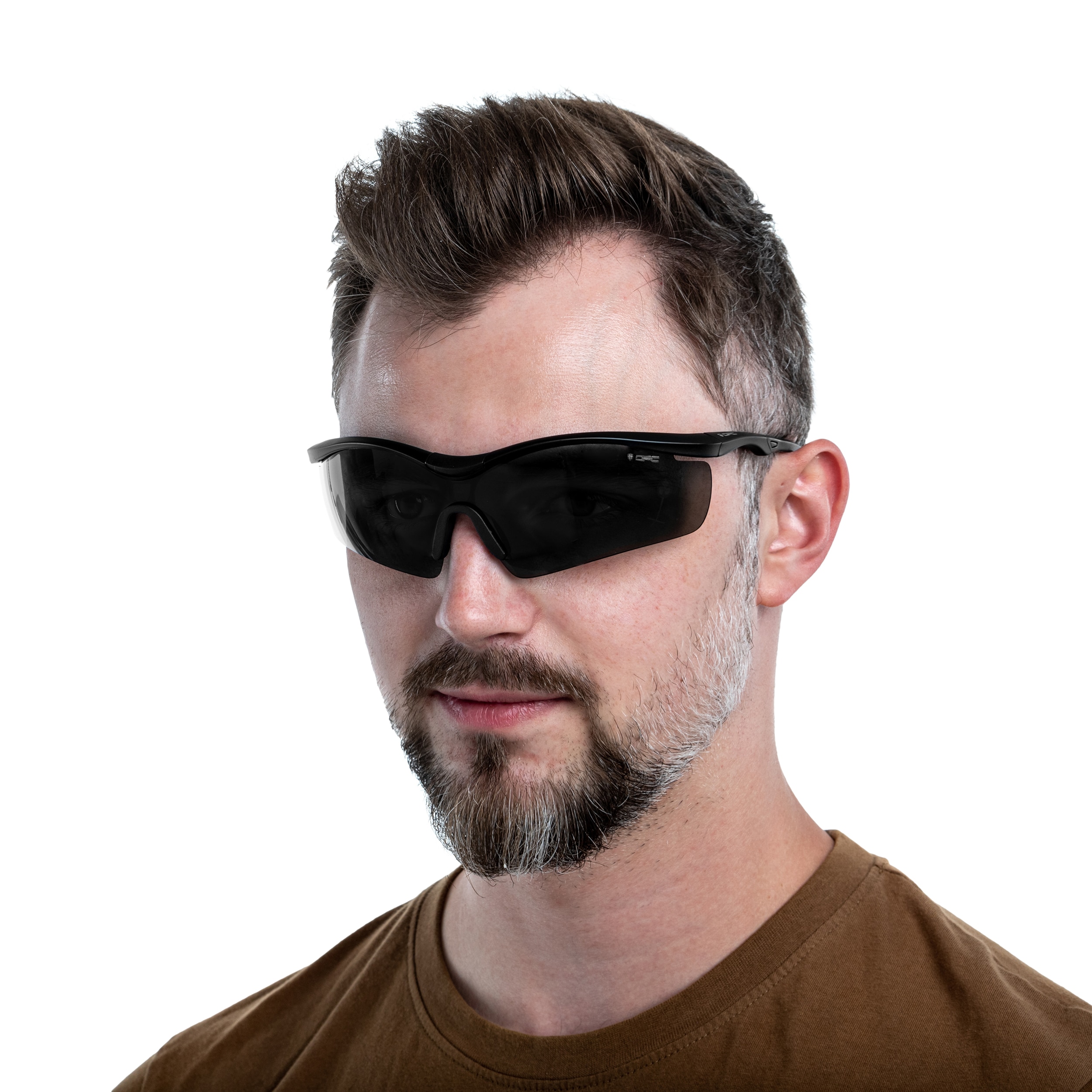 Ochelari de soare OPC Extreme Raptor polarizați - Matt Black Smoke/Yellow