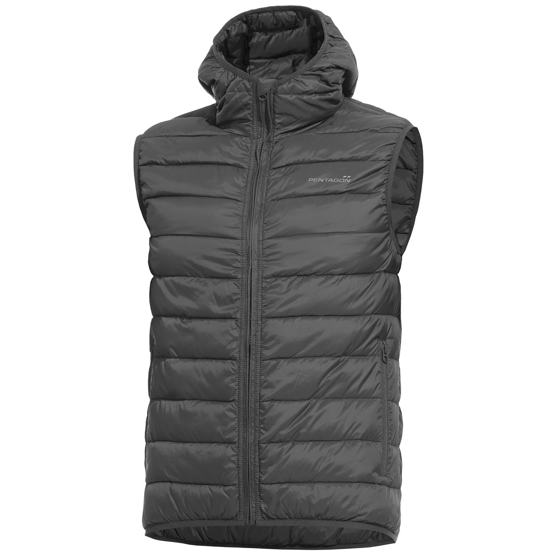 Vestă Pentagon Aurora Hood Vest - Cinder Grey