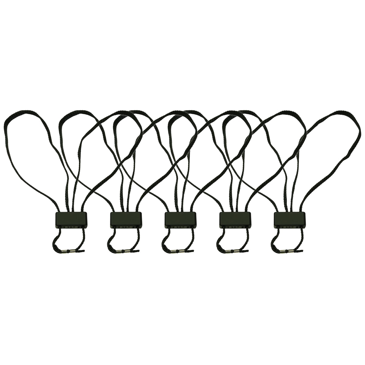 Cătușe ESP de unică folosință Black - 5 buc.