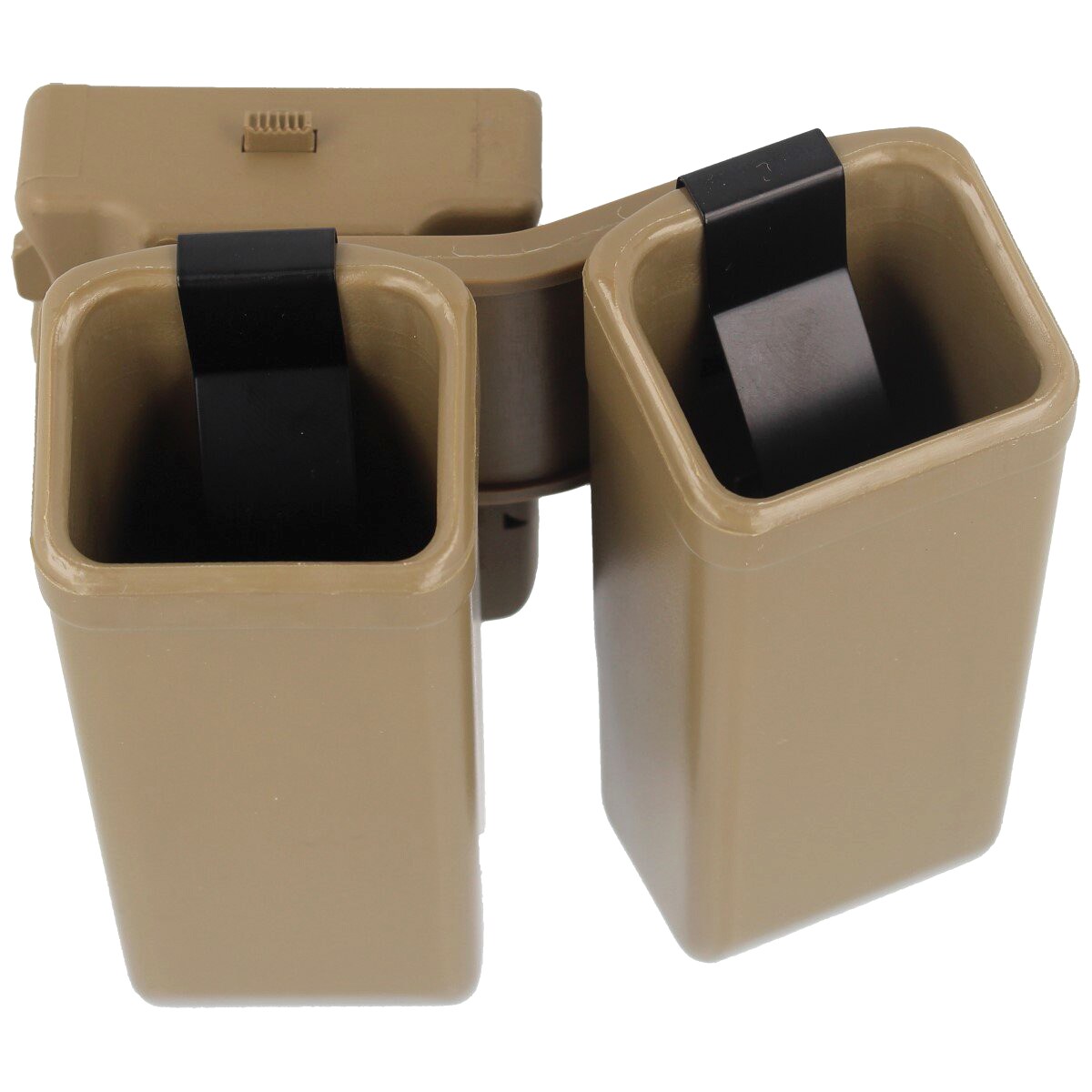 Portîncărcător dublu ESP cu suport UBC-01 Clip pentru încărcătoare 9 mm - Khaki