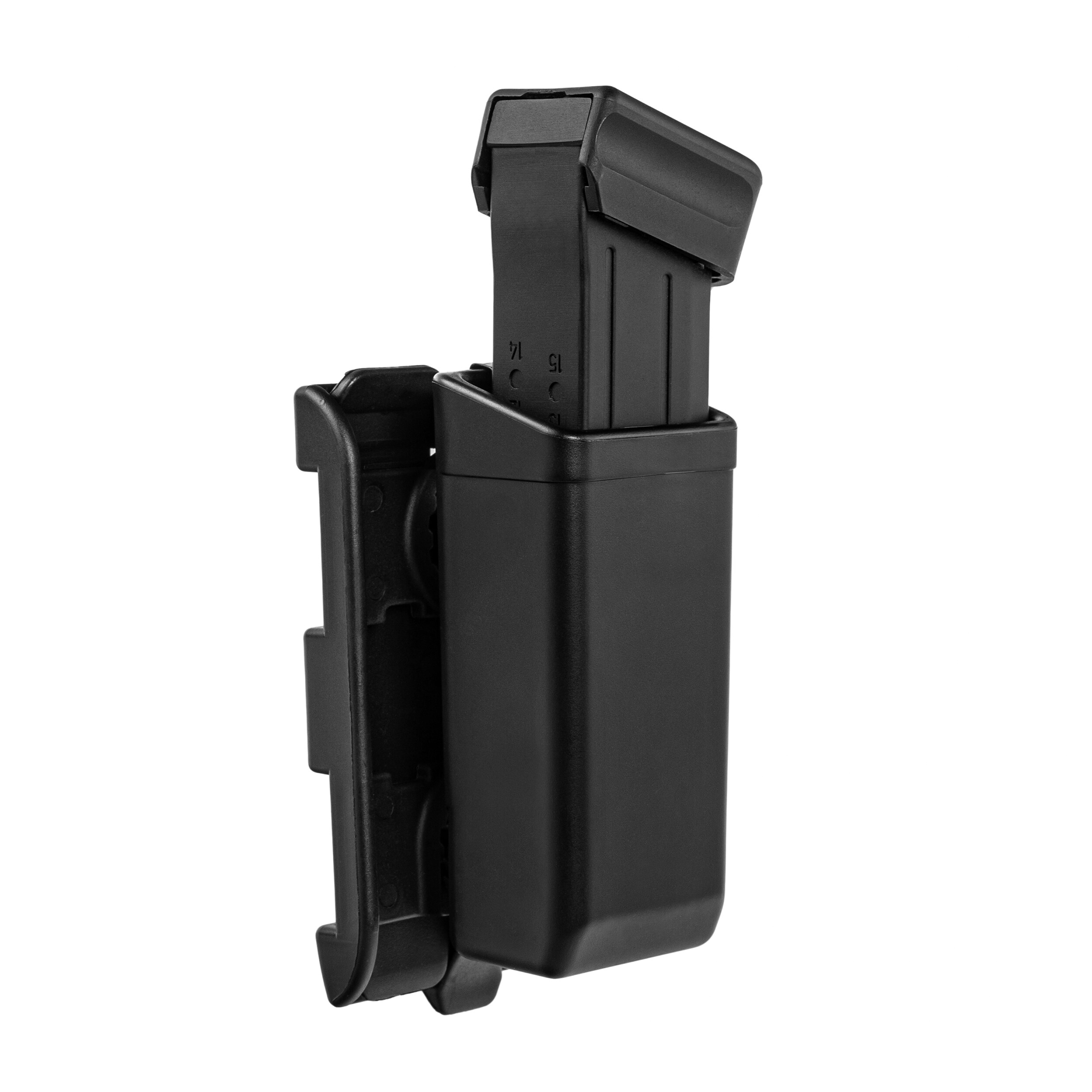 Portîncărcător rotativ ESP cu suport UBC-07 pentru încărcător MOLLE de 9 mm - Black