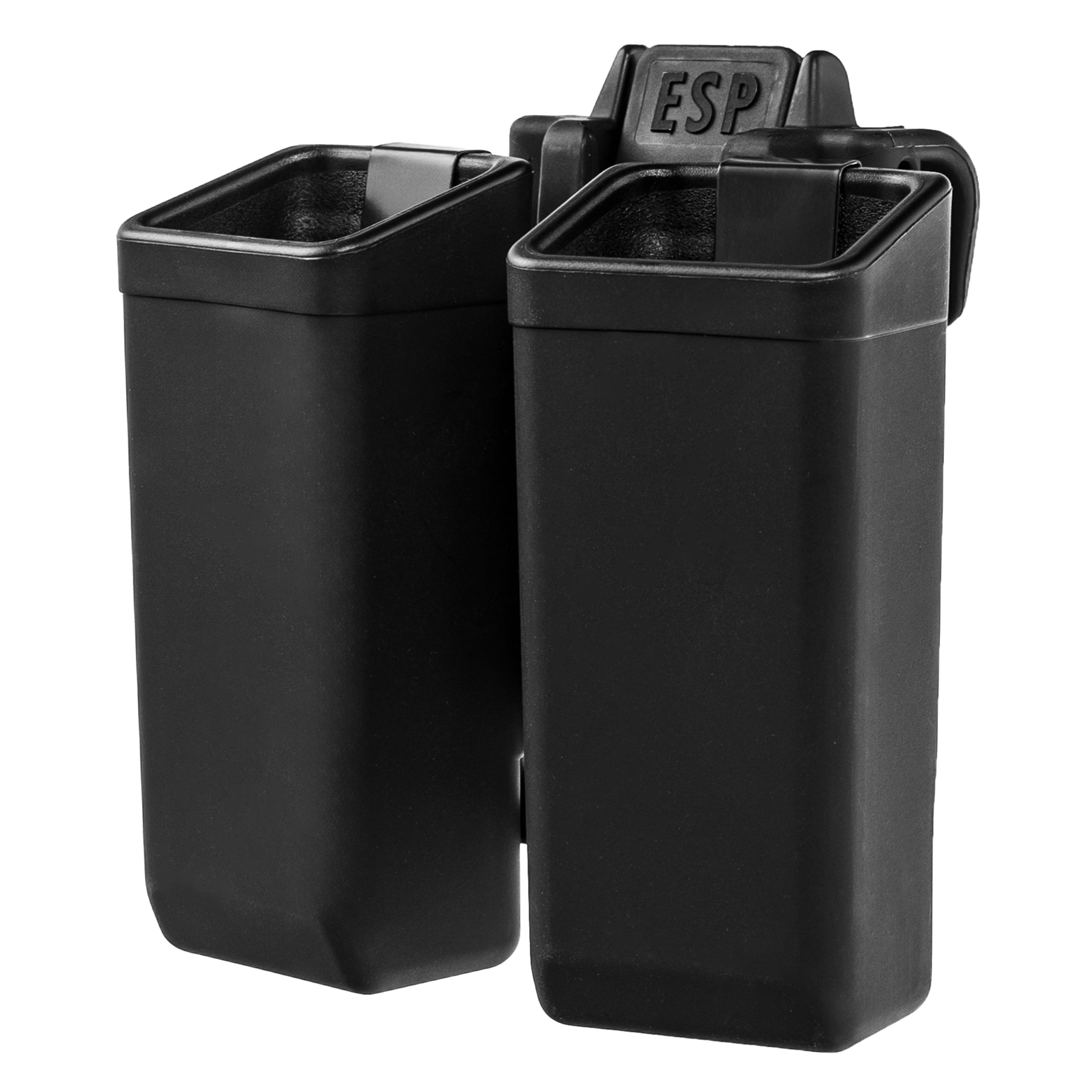 Husă dublă rotativă ESP cu suport UBC-08 Clip pentru încărcatoare 9 mm - Black