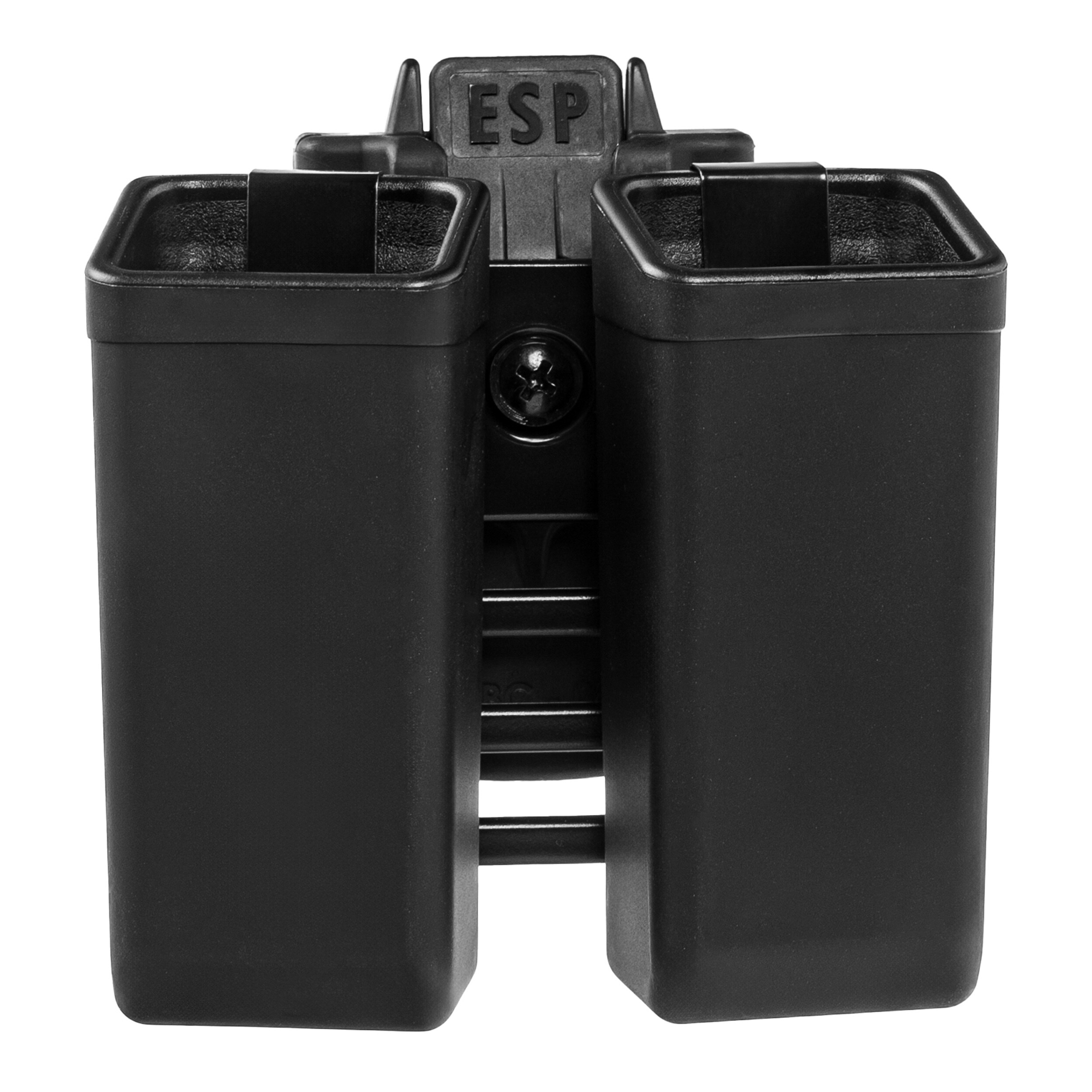 Husă dublă rotativă ESP cu suport UBC-08 Clip pentru încărcatoare 9 mm - Black