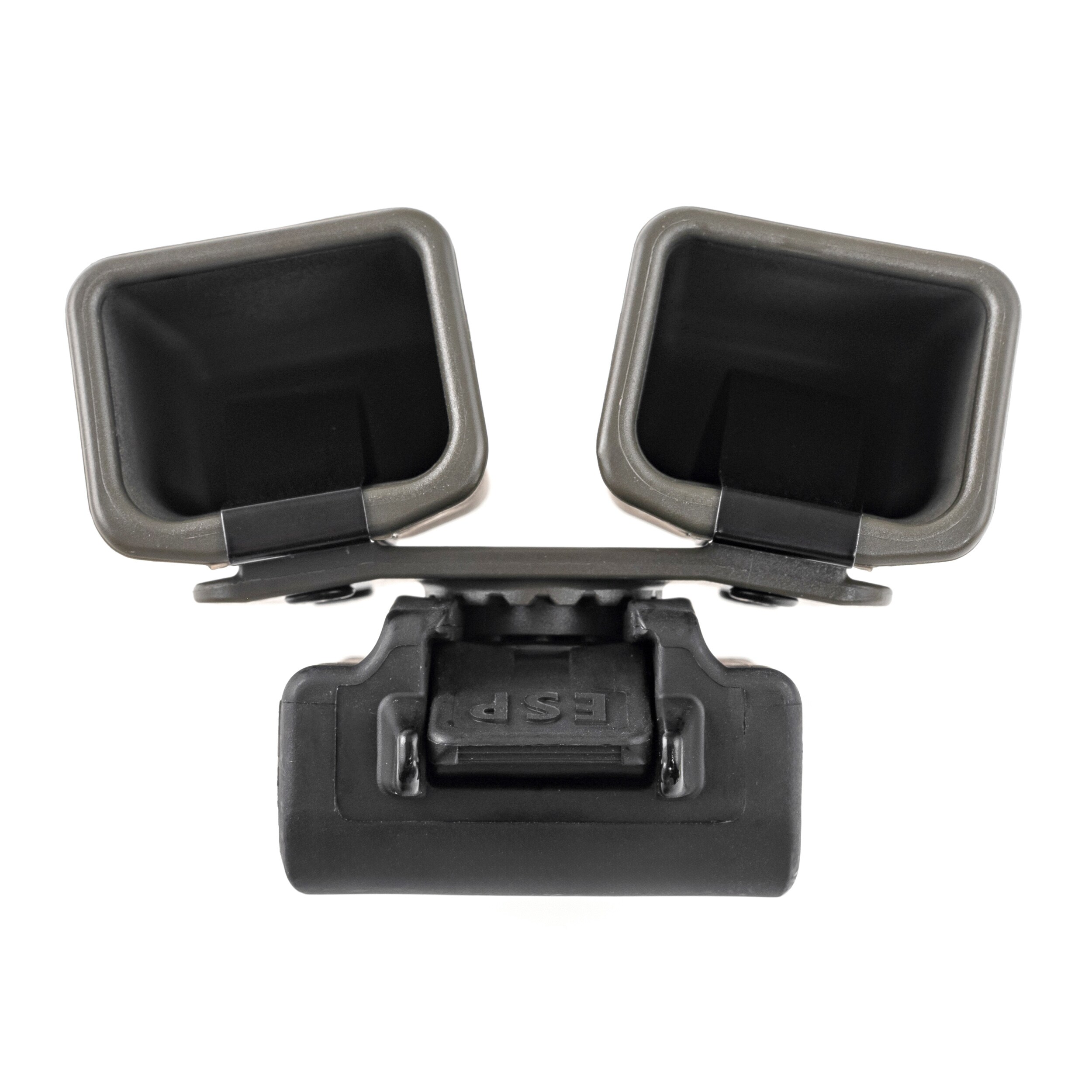 Husă dublă rotativă ESP cu suport UBC-08 Clip pentru încărcătoare 9 mm - Olive Drab
