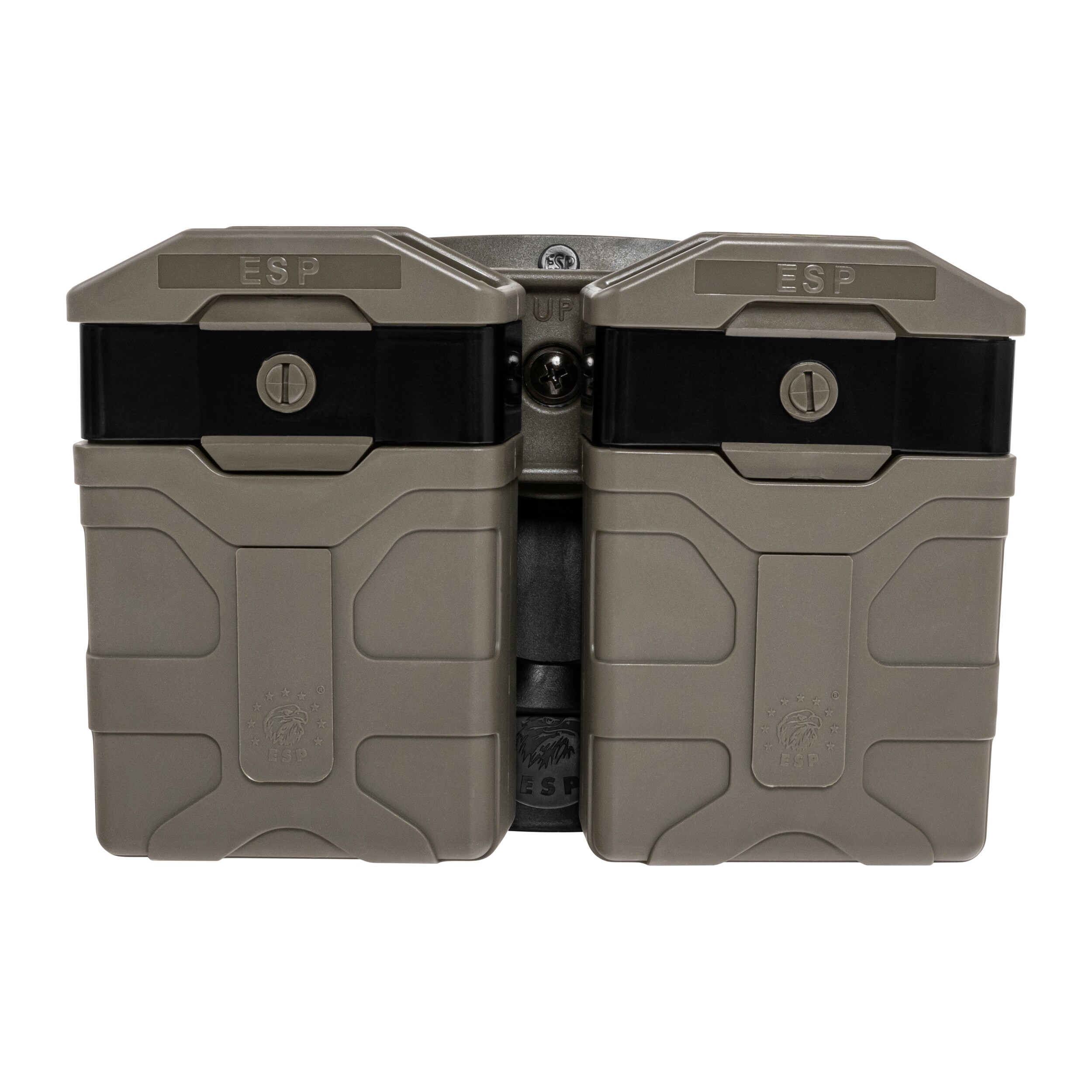 Husă dublă rotativă ESP cu suport Paddle pentru încărcătoare de calibre 5.56 mm - Olive Drab