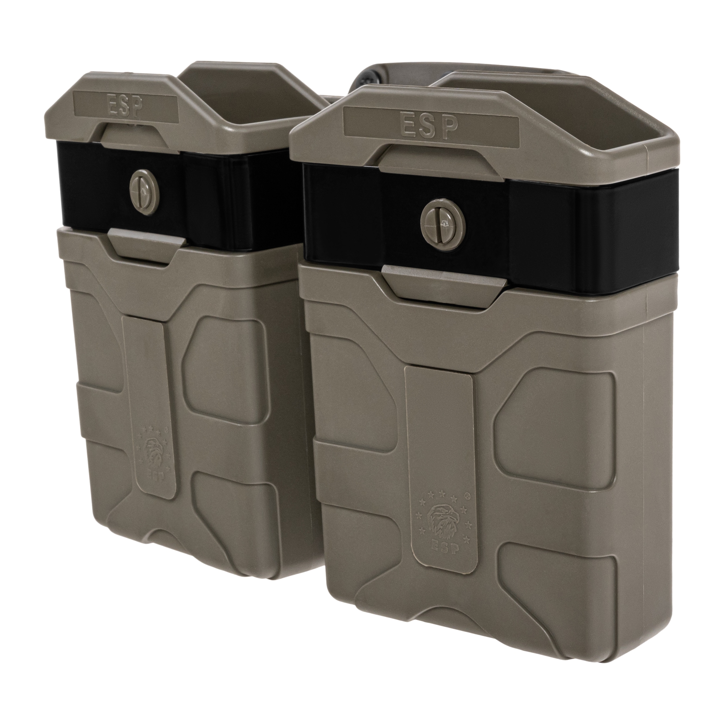 Husă dublă rotativă ESP cu suport Paddle pentru încărcătoare de calibre 5.56 mm - Olive Drab