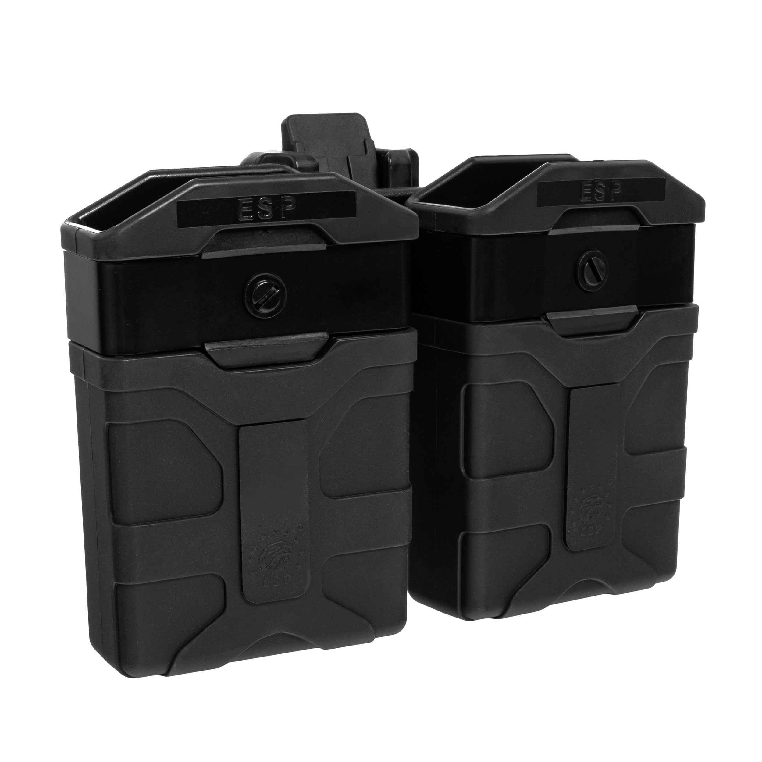 Husă dublă rotativă ESP cu suport UBC-05-A pentru încărcătoare de calibru 5,56 mm - Black