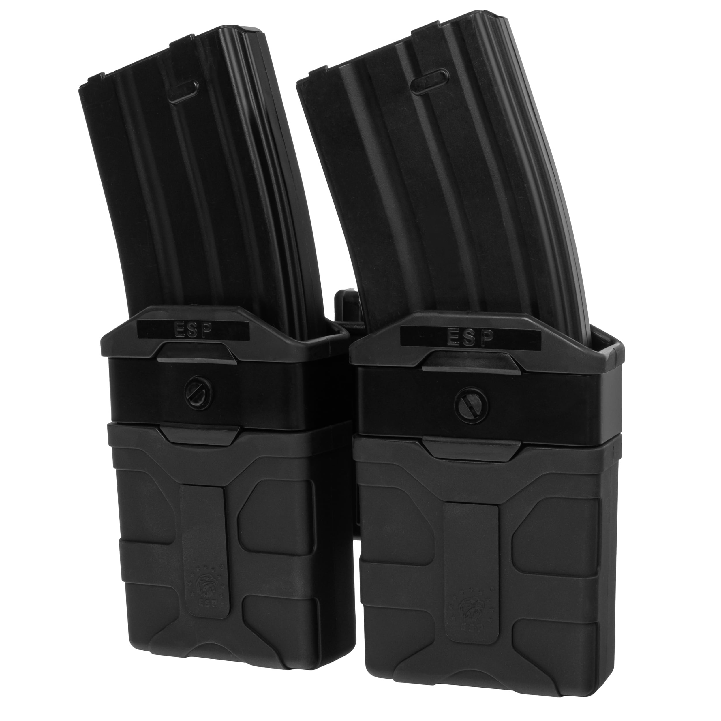 Husă dublă rotativă ESP cu suport UBC-05-A pentru încărcătoare de calibru 5,56 mm - Black