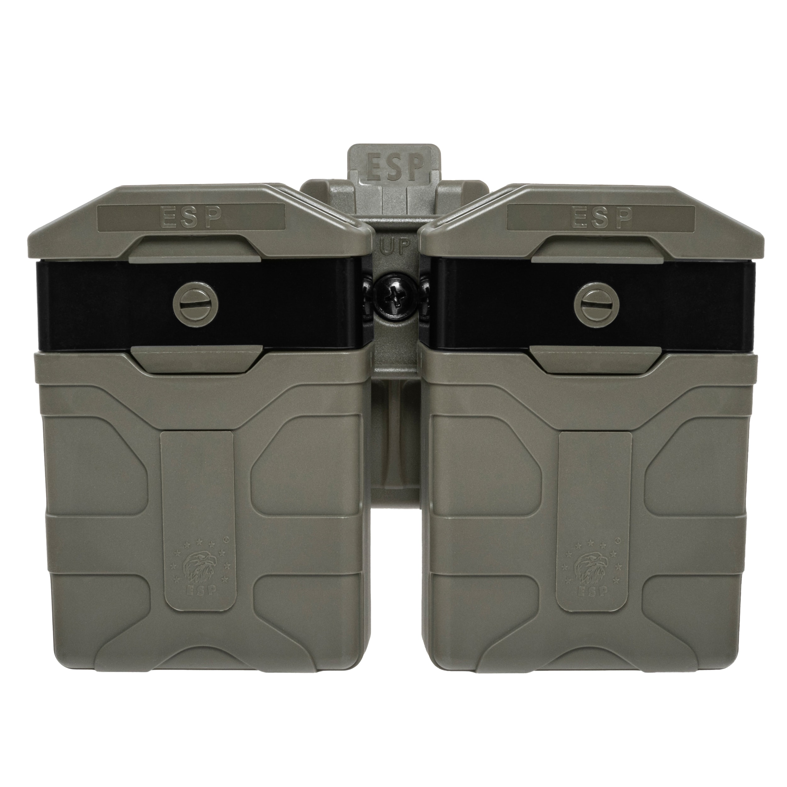 Husă dublă rotativă ESP cu suport UBC-05-A pentru un încărcător de calibru 5,56 mm - Olive Drab