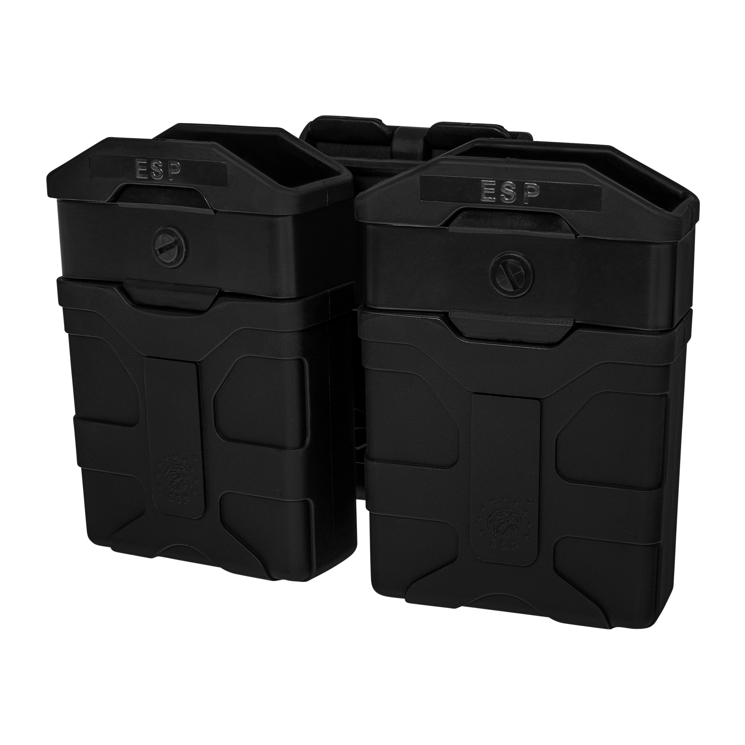 Tăviță dublă rotativă ESP cu montaj UBC-07 Clip pentru încărcătoare mari - Black