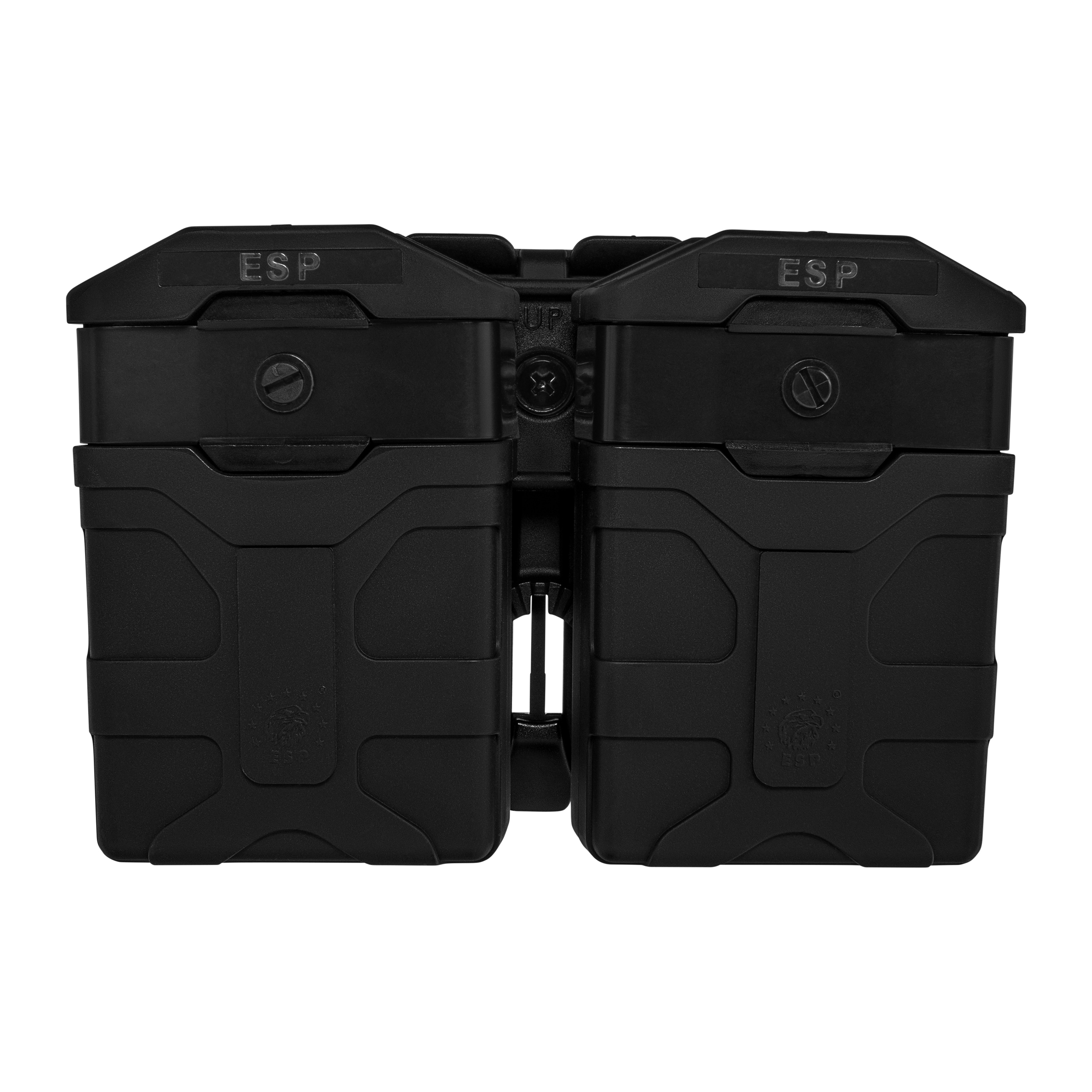 Tăviță dublă rotativă ESP cu montaj UBC-07 Clip pentru încărcătoare mari - Black