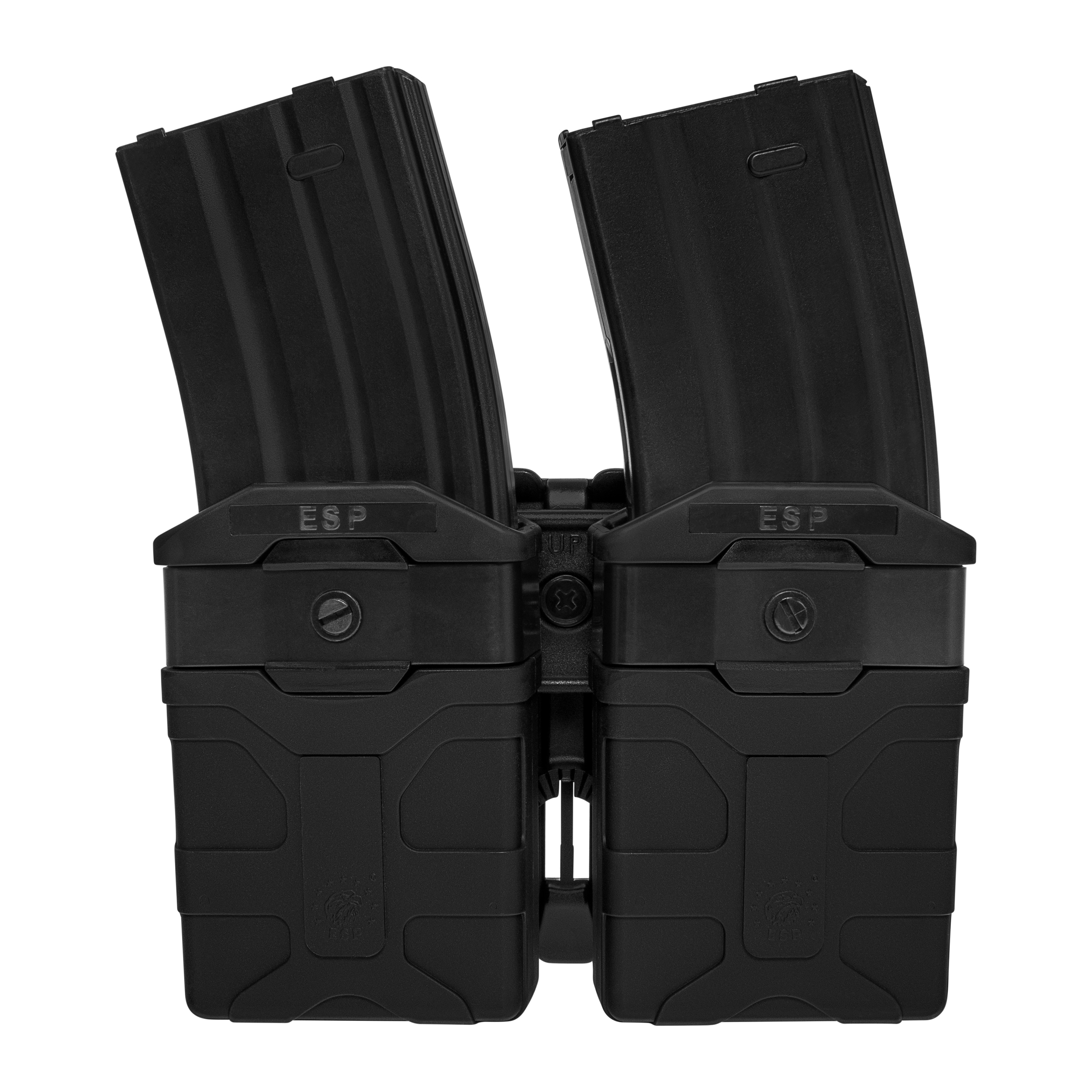 Tăviță dublă rotativă ESP cu montaj UBC-07 Clip pentru încărcătoare mari - Black