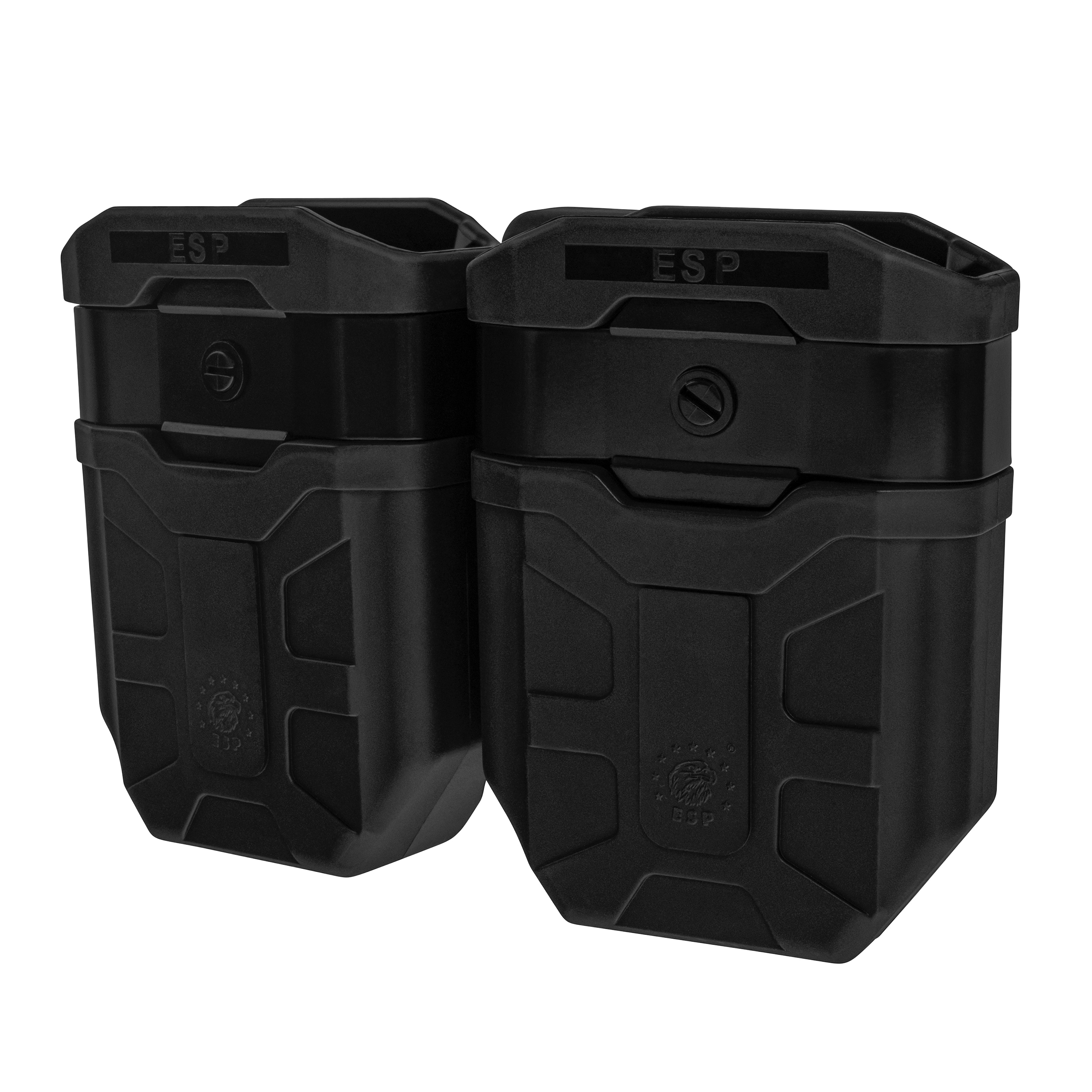 Portîncărcător dublu rotativ ESP cu suport UBC-02 pentru încărcătoare 7,62 mm - Black