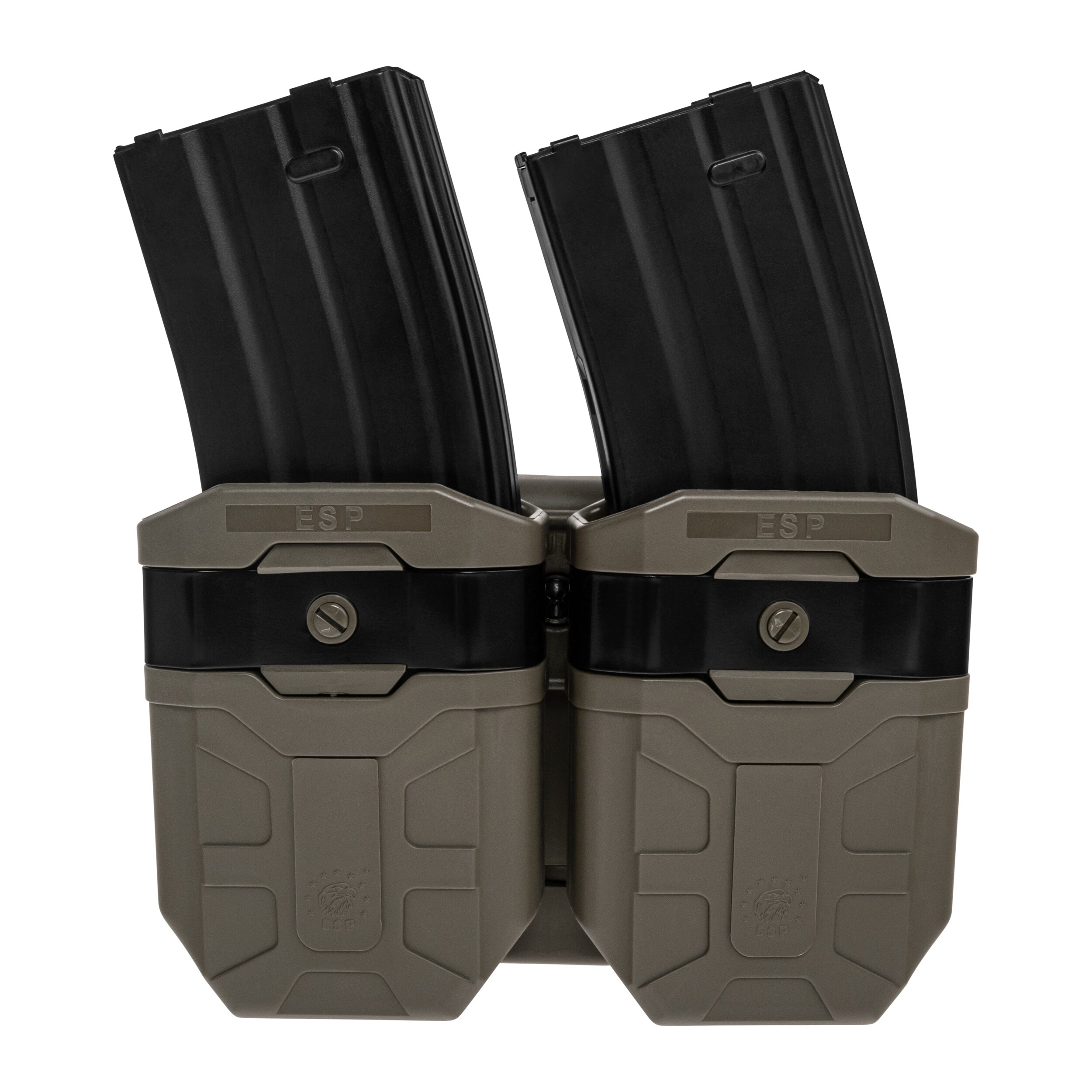 Portîncărcător dublu rotativ ESP cu suport UBC-02 pentru încărcătoare 7,62 mm - Olive Drab