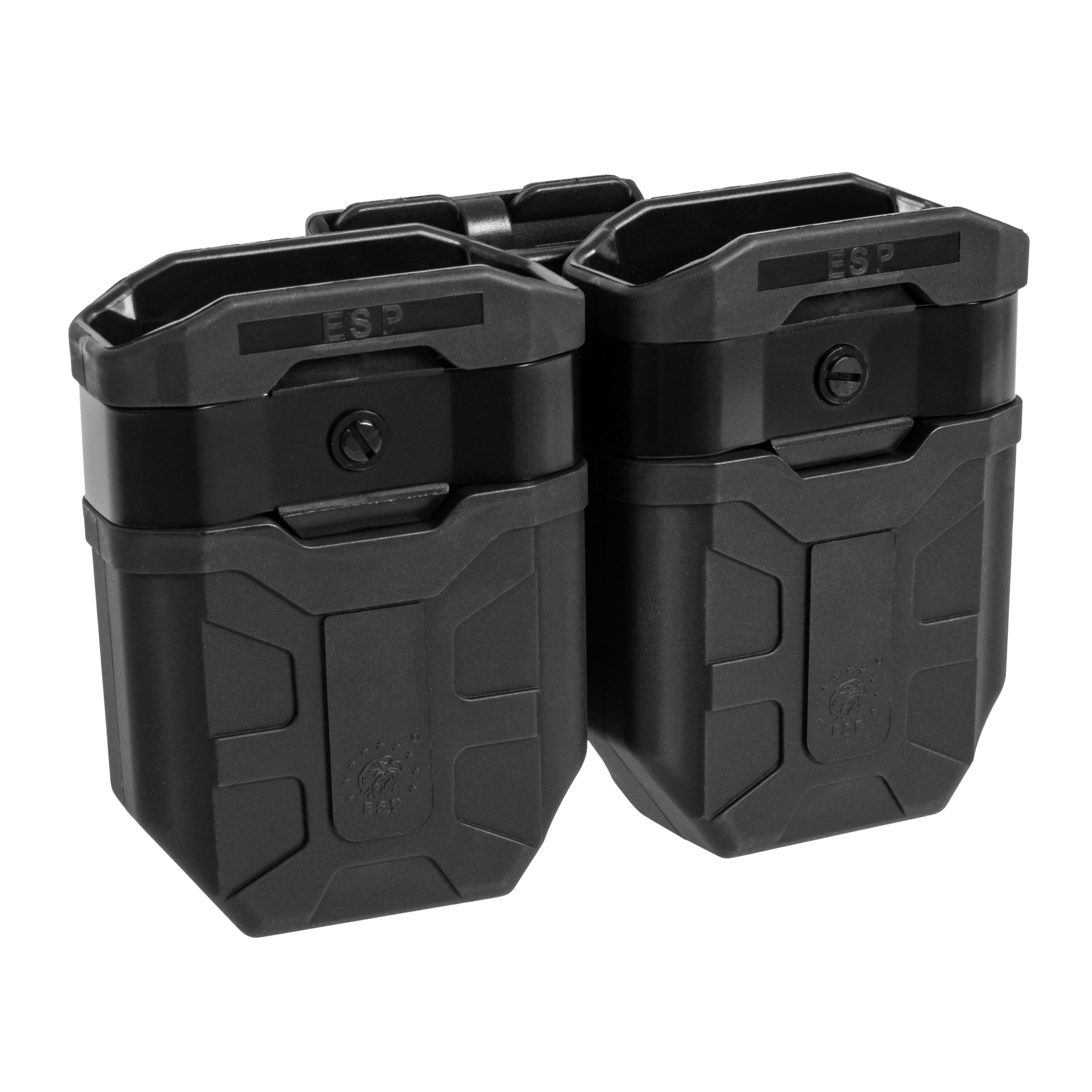 Portîncărcător dublu rotativ ESP cu suport UBC-04-2 pentru încărcătoare - Black