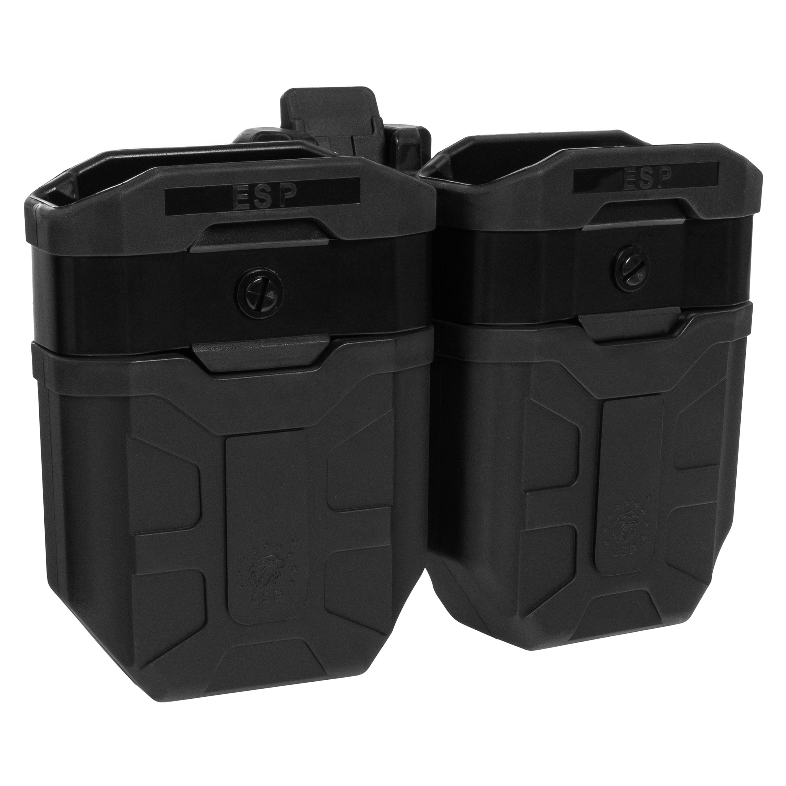 Husă dublă rotativă ESP cu suport UBC-05-A pentru încărcătoare 7,62 mm - Black