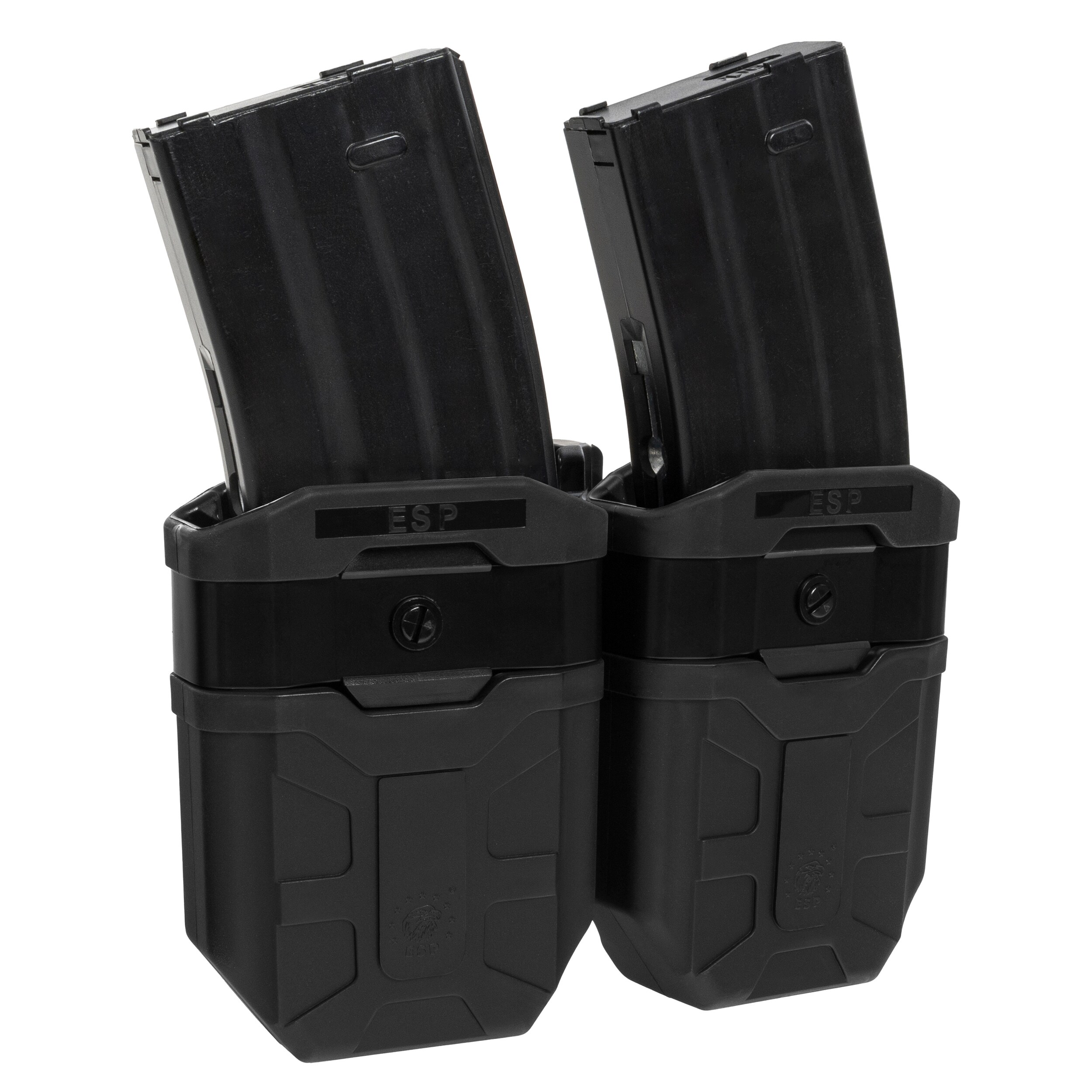 Husă dublă rotativă ESP cu suport UBC-05-A pentru încărcătoare 7,62 mm - Black